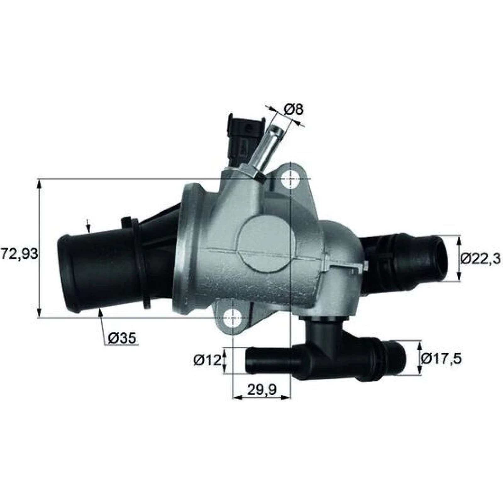 Integralthermostat TI 152 88