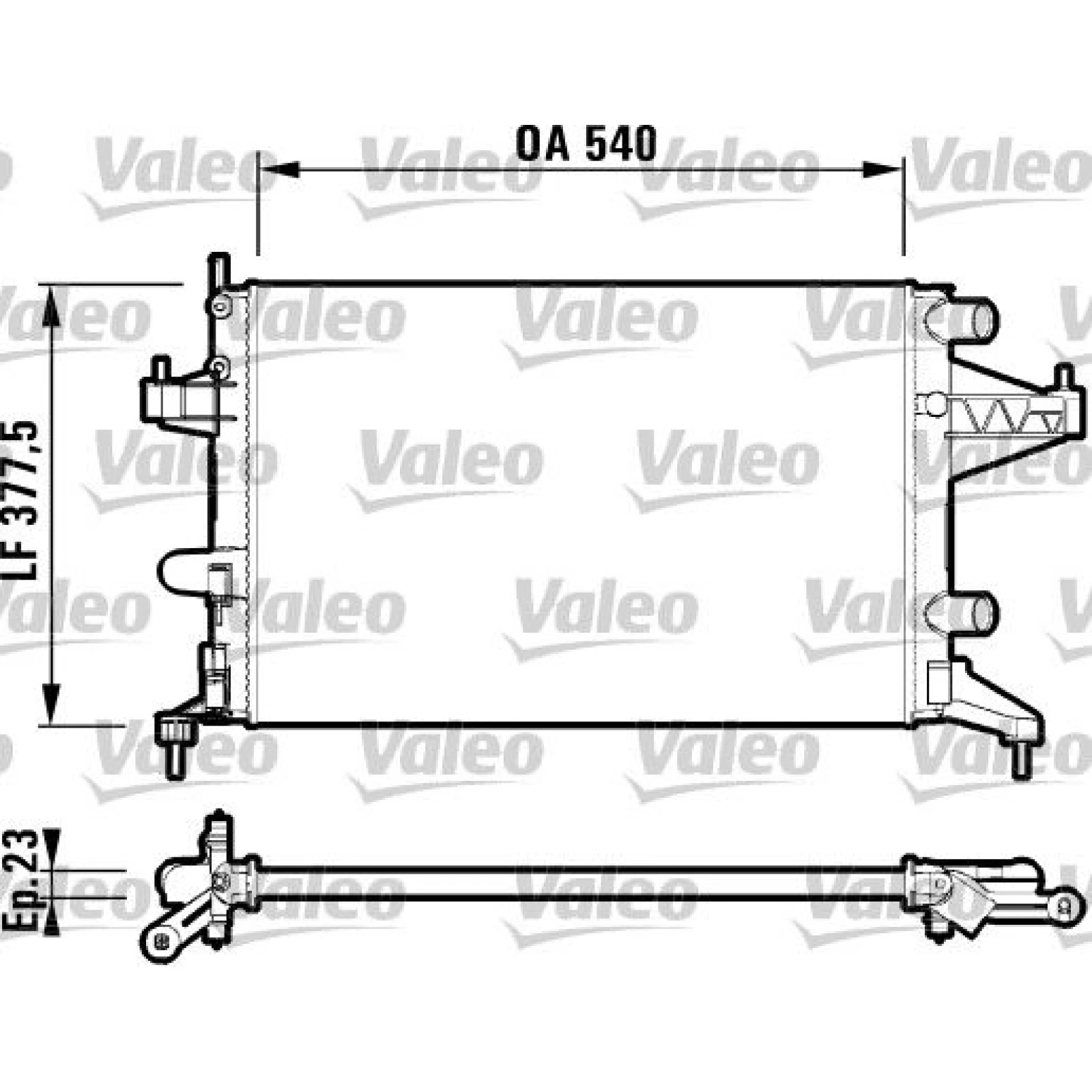 Kühler, Motorkühlung 732825