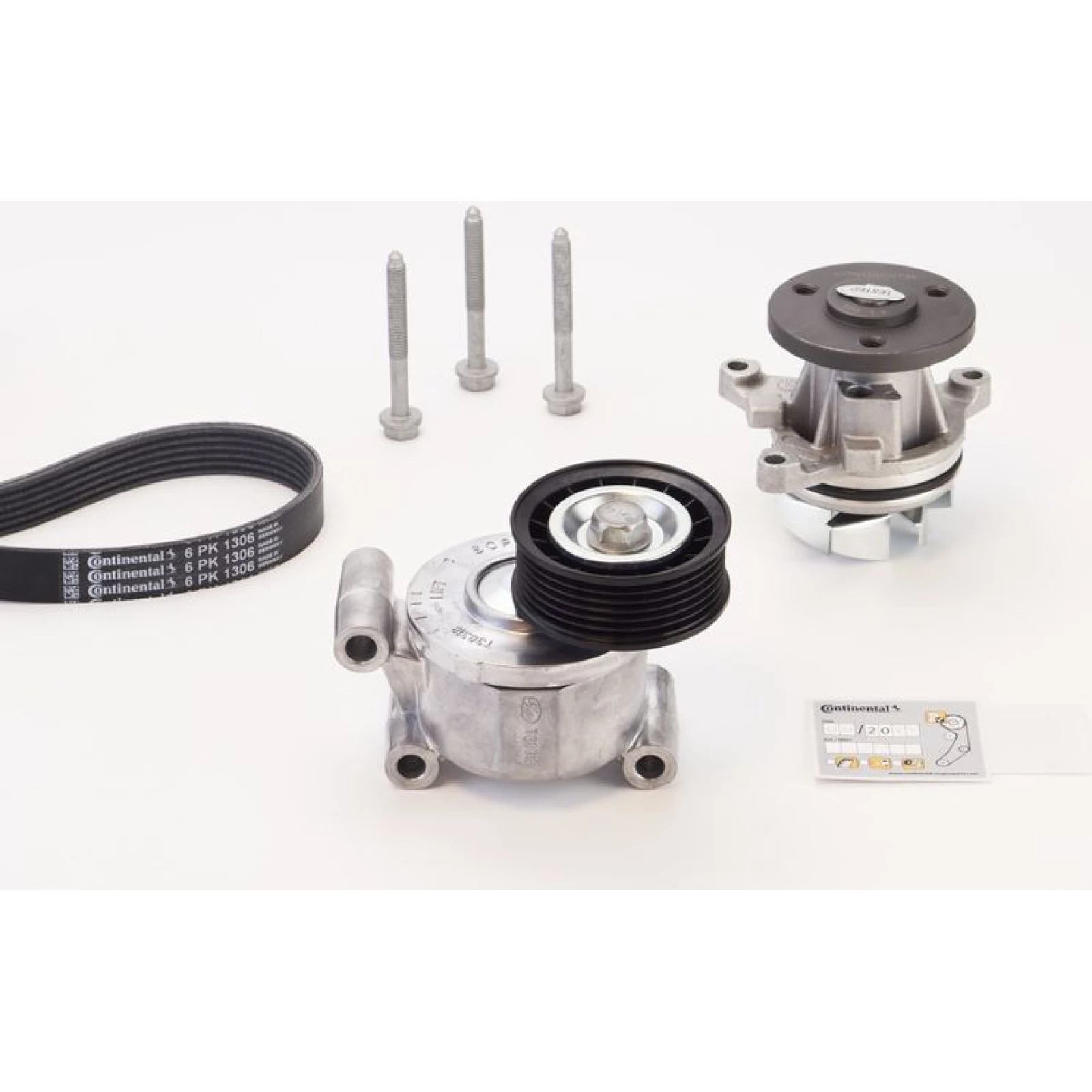 CONTINENTAL CTAM Wasserpumpe + Keilrippenriemensatz 6PK1306WP1