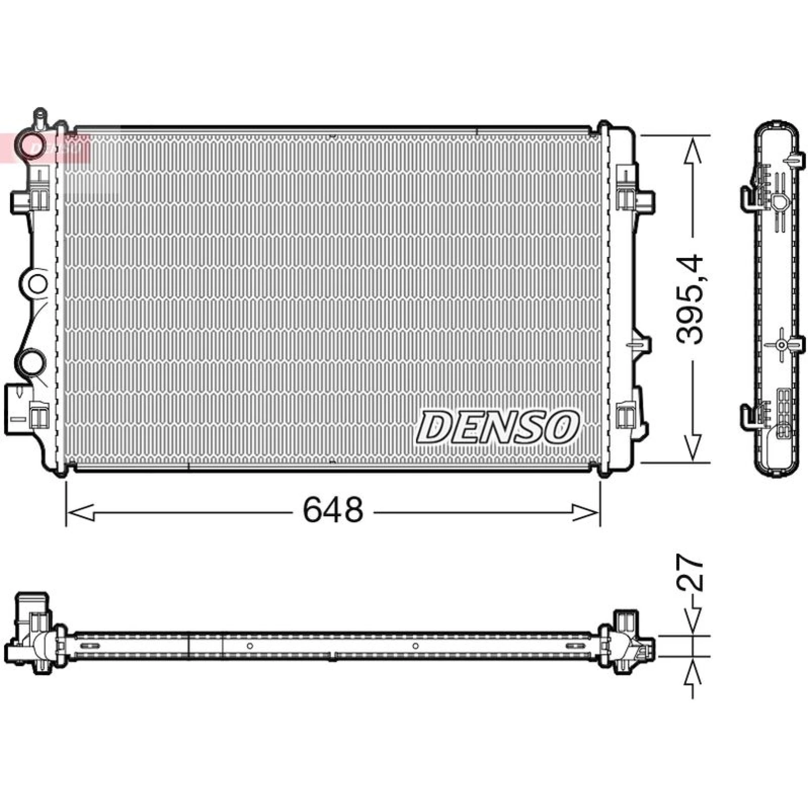 DENSO Kühler, Motorkühlung DRM32051