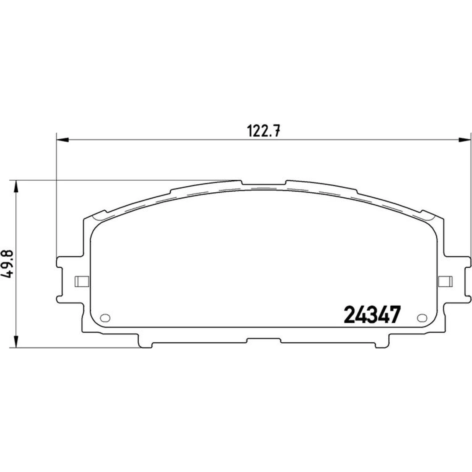 BREMBO Bremsklötze VA P 83 086