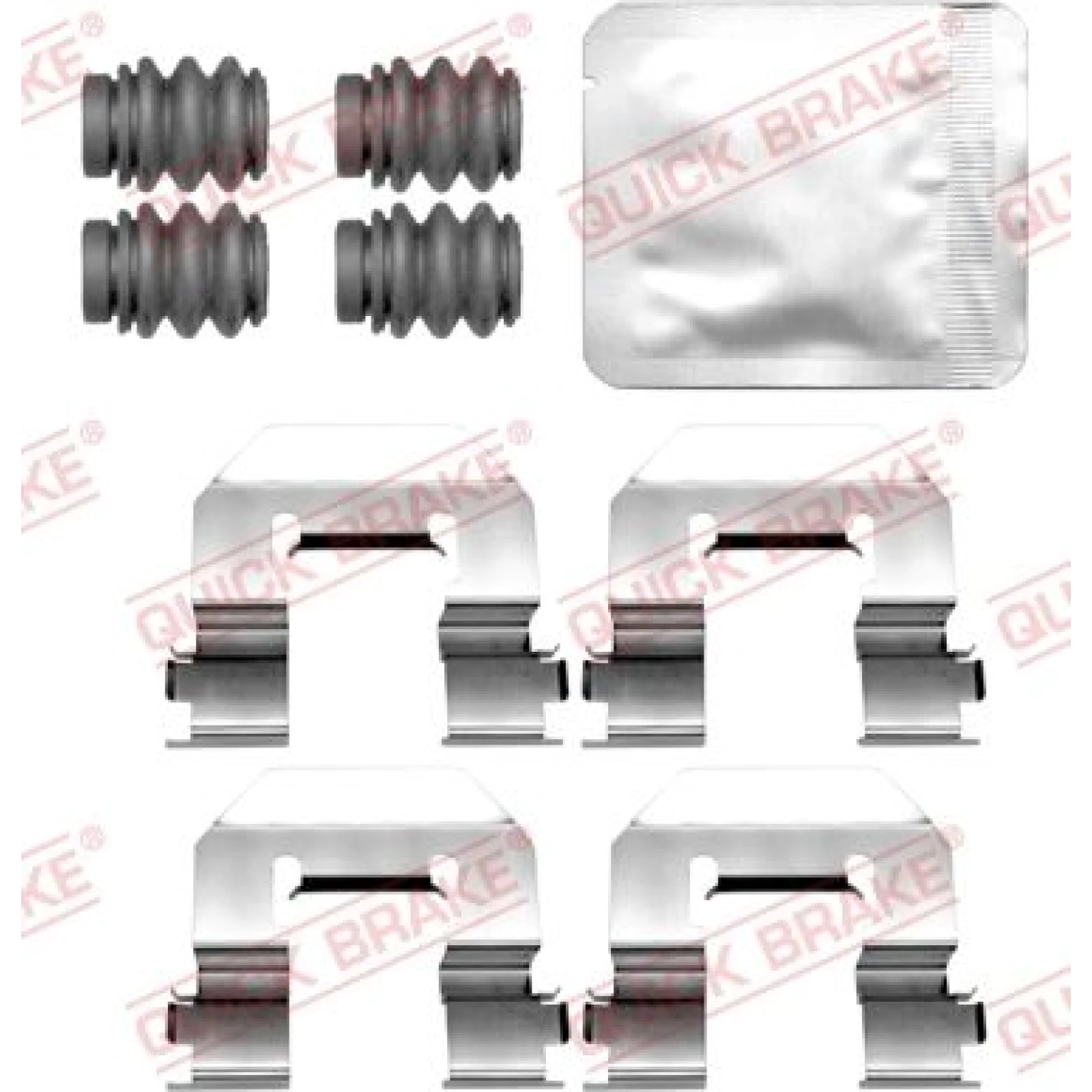 Quick Brake Zusatzsatz für Scheibenbremsbeläge 109-0126