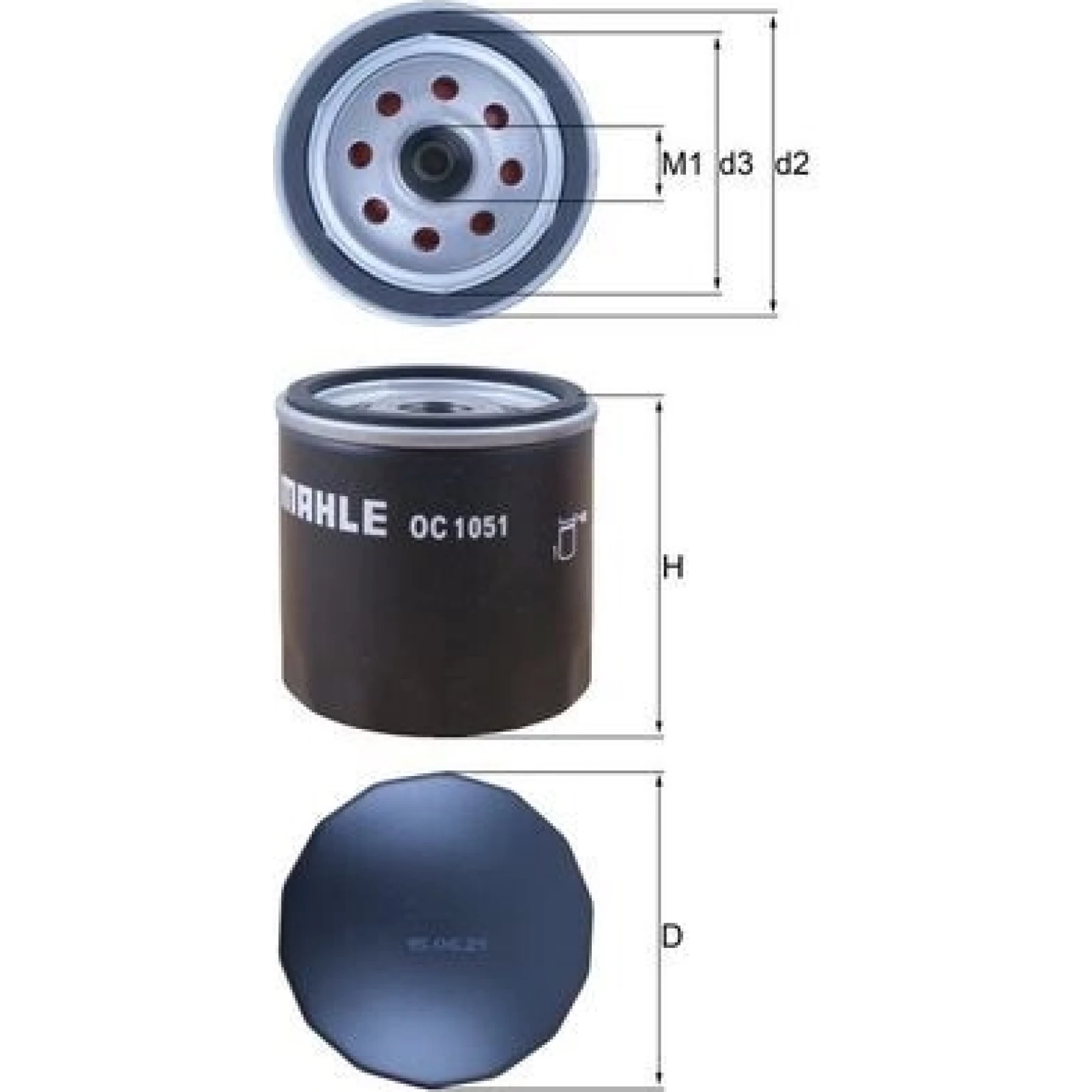 Mahle Original Ölfilter OC 1051