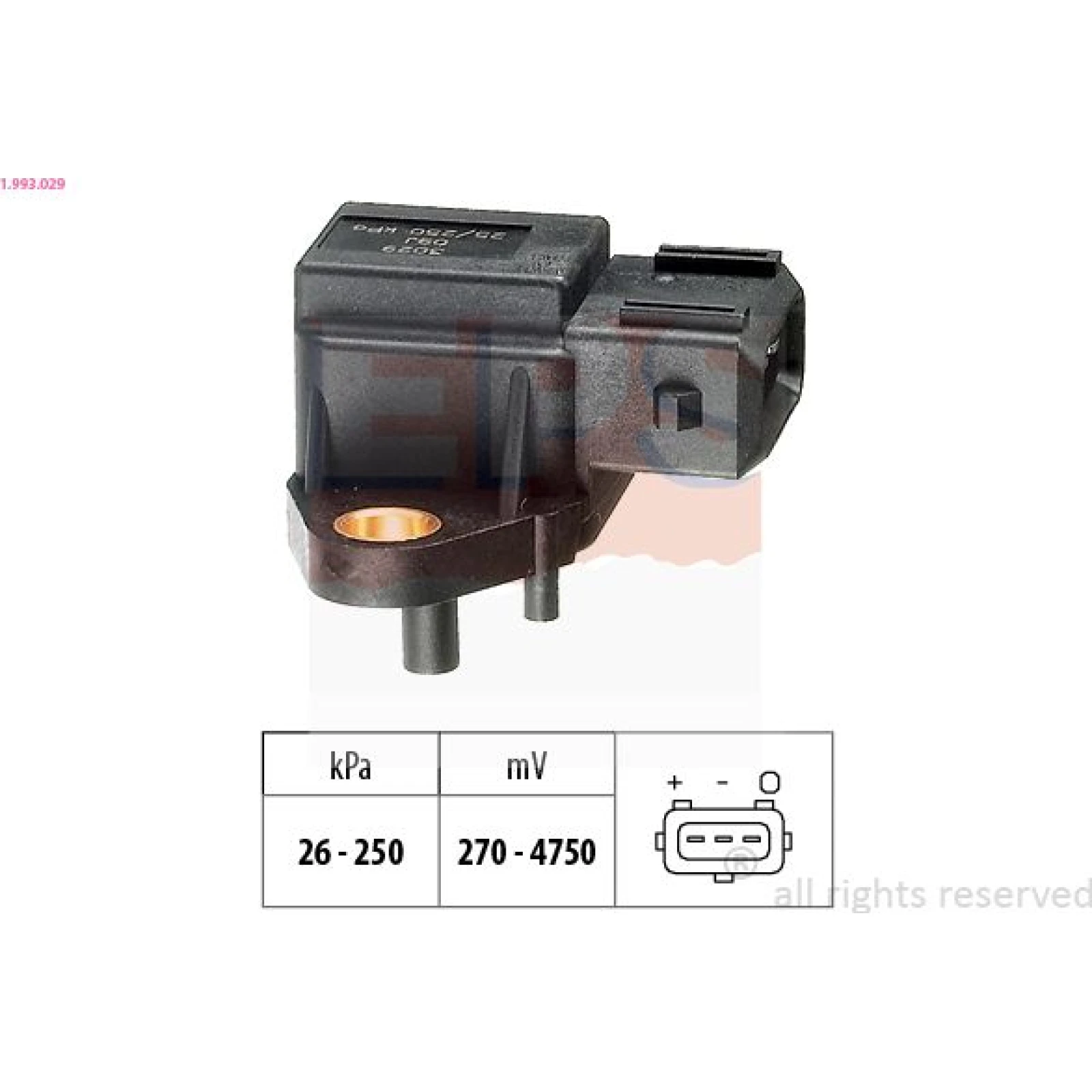 Luftdrucksensor, Saugrohrdruck 1.993.029