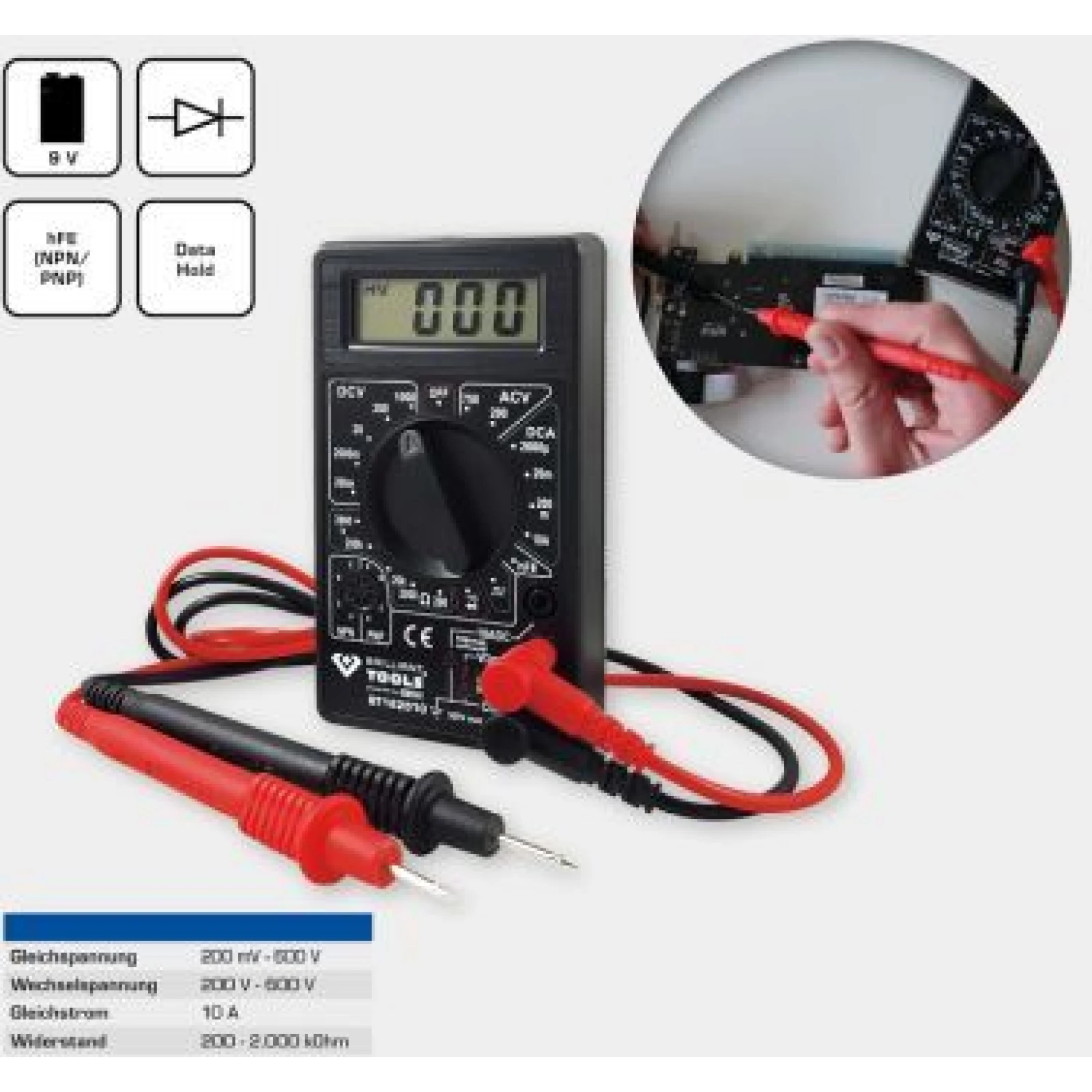 KS TOOLS Multimeter BT122910
