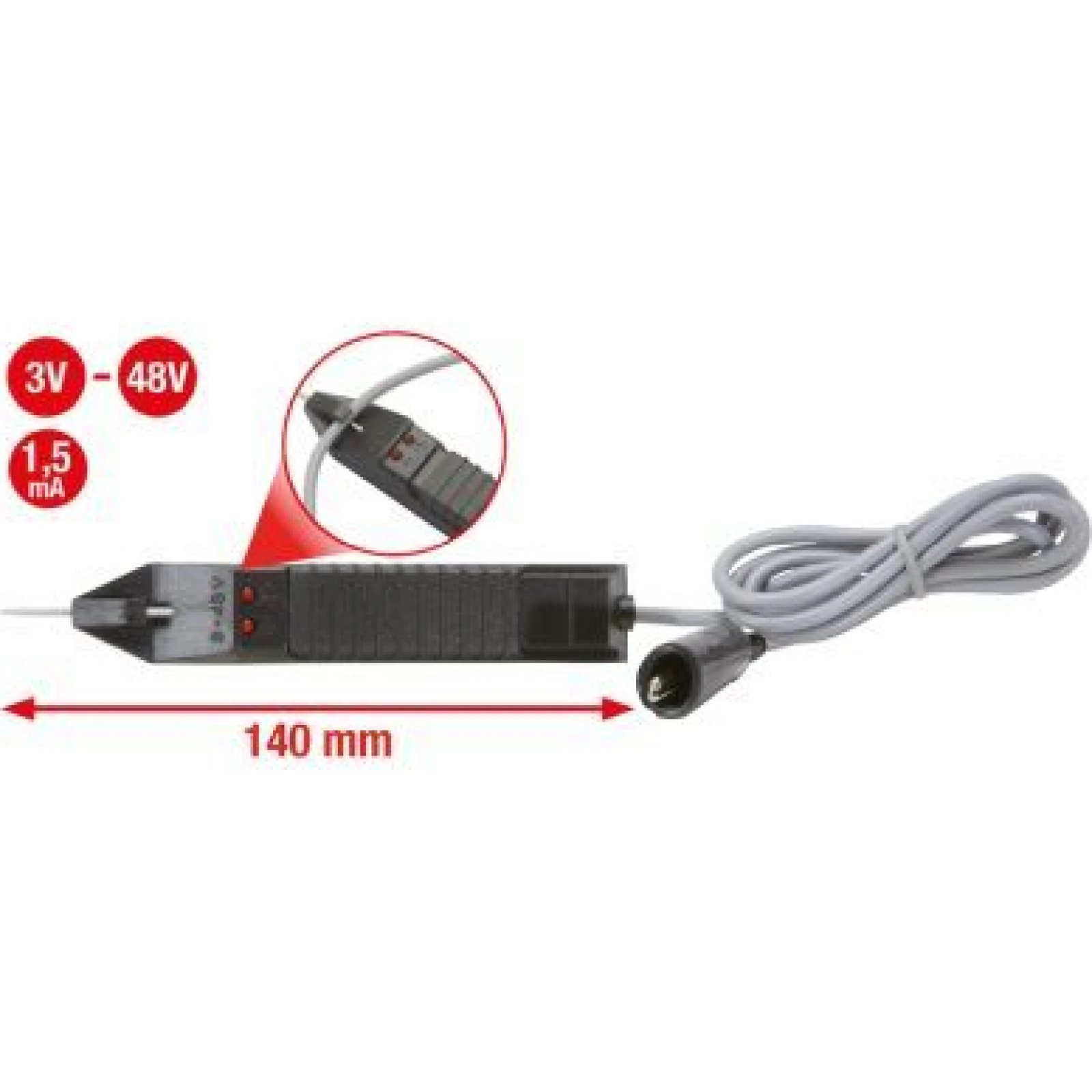 Spannungsprüfer 3-48 V,140mm 550.1503