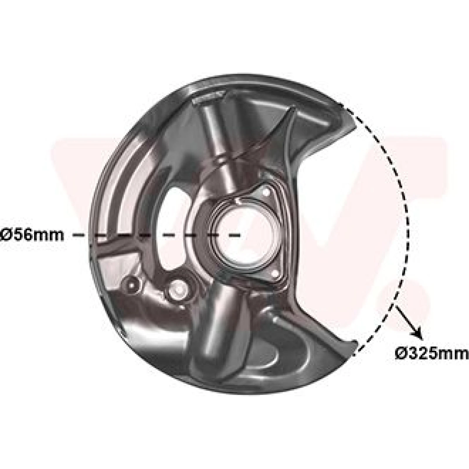VAN WEZEL Spritzblech, Bremsscheibe 3029372