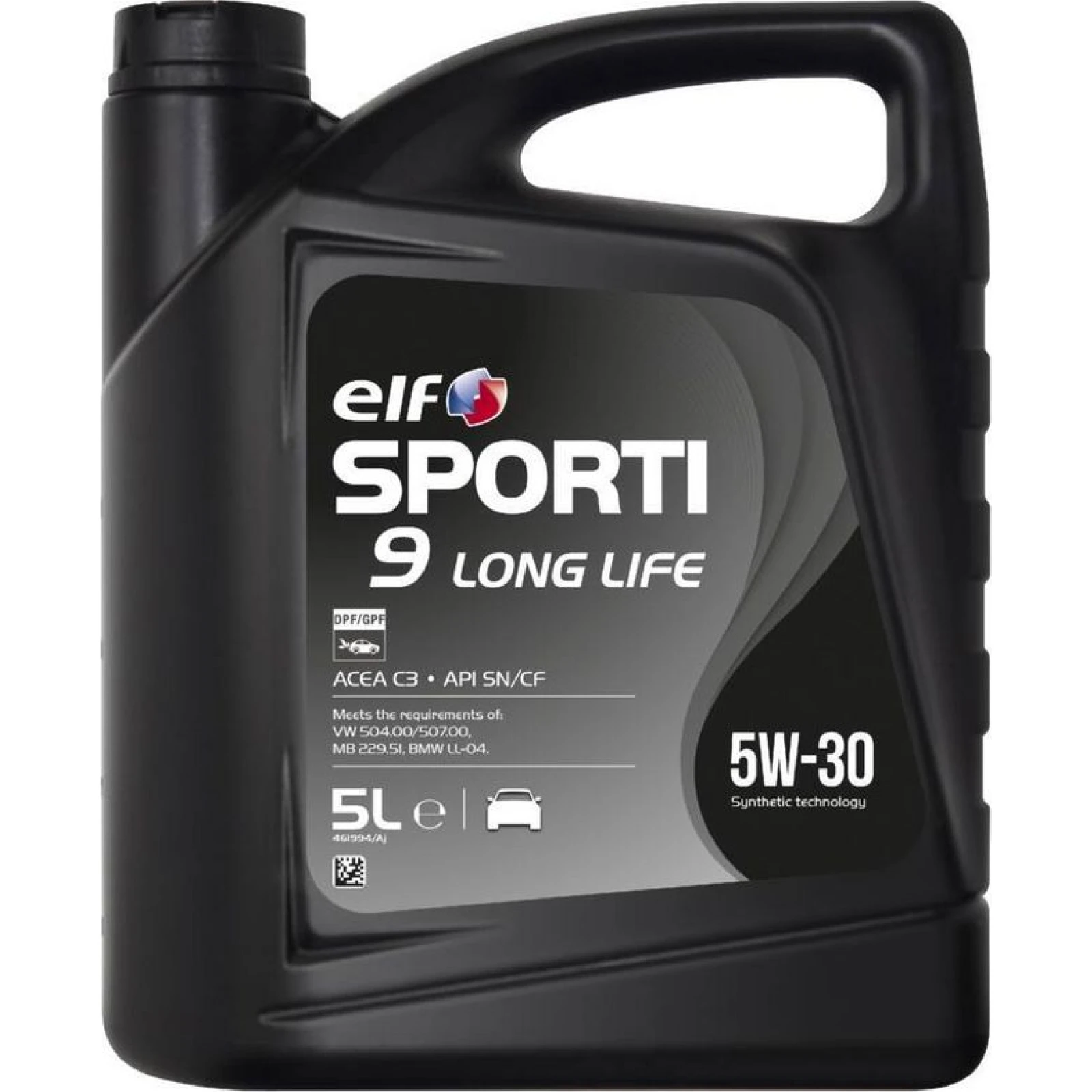 ELF SPORTS 9 Long Life 5W30 5l 5W30SPORTI9LONGLIFE5ELF