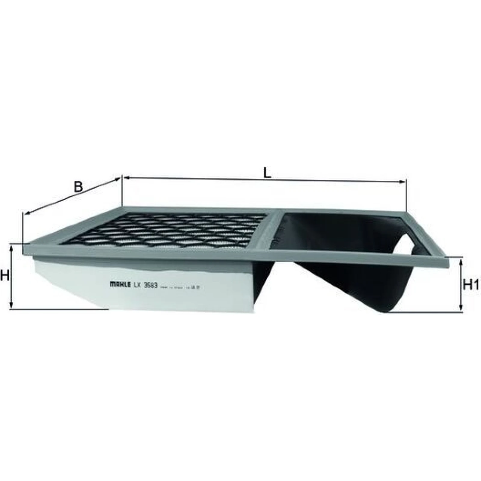 MAHLE Luftfilter LX 3583