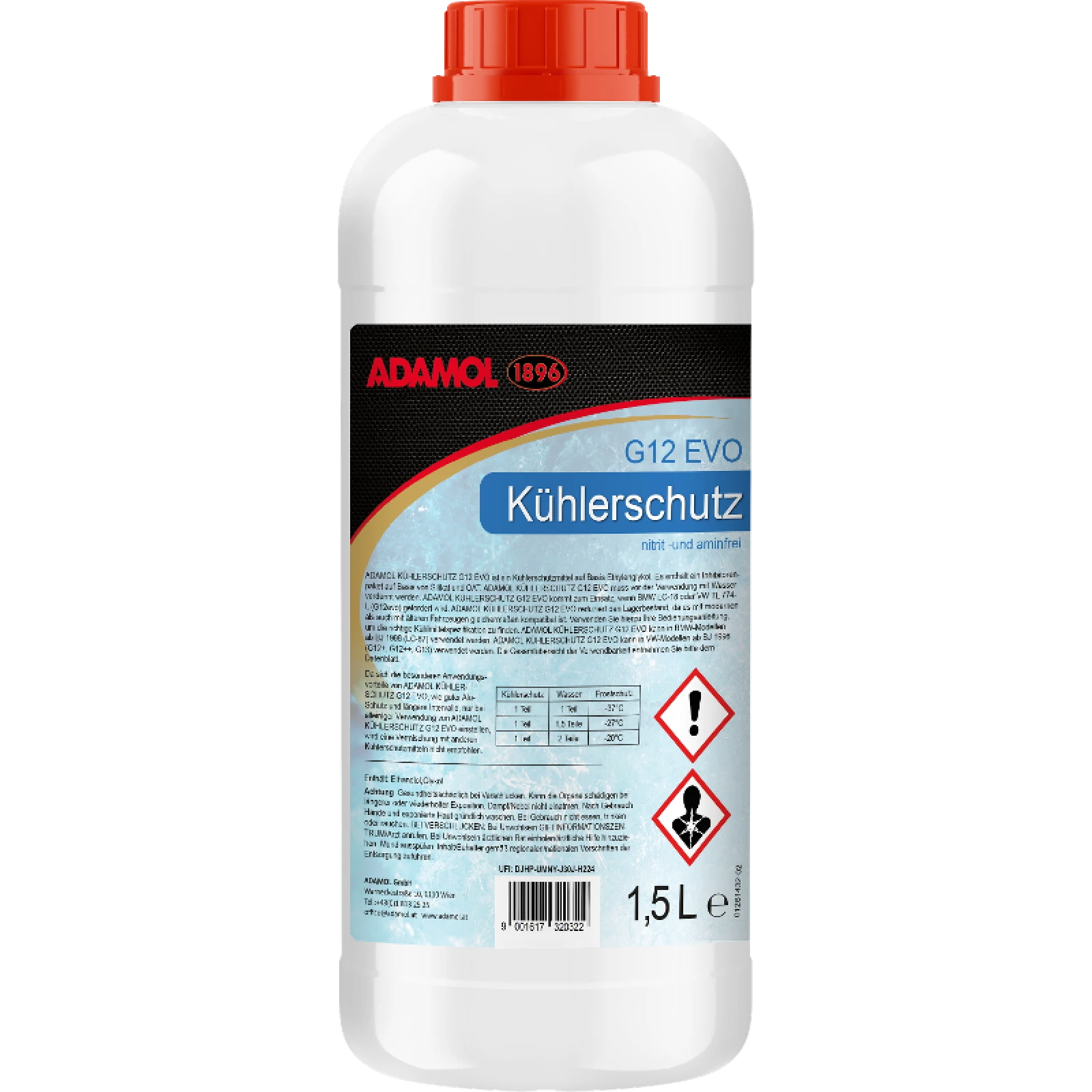Adamol Kühlerschutz G12 Evo 1,5L 01261432