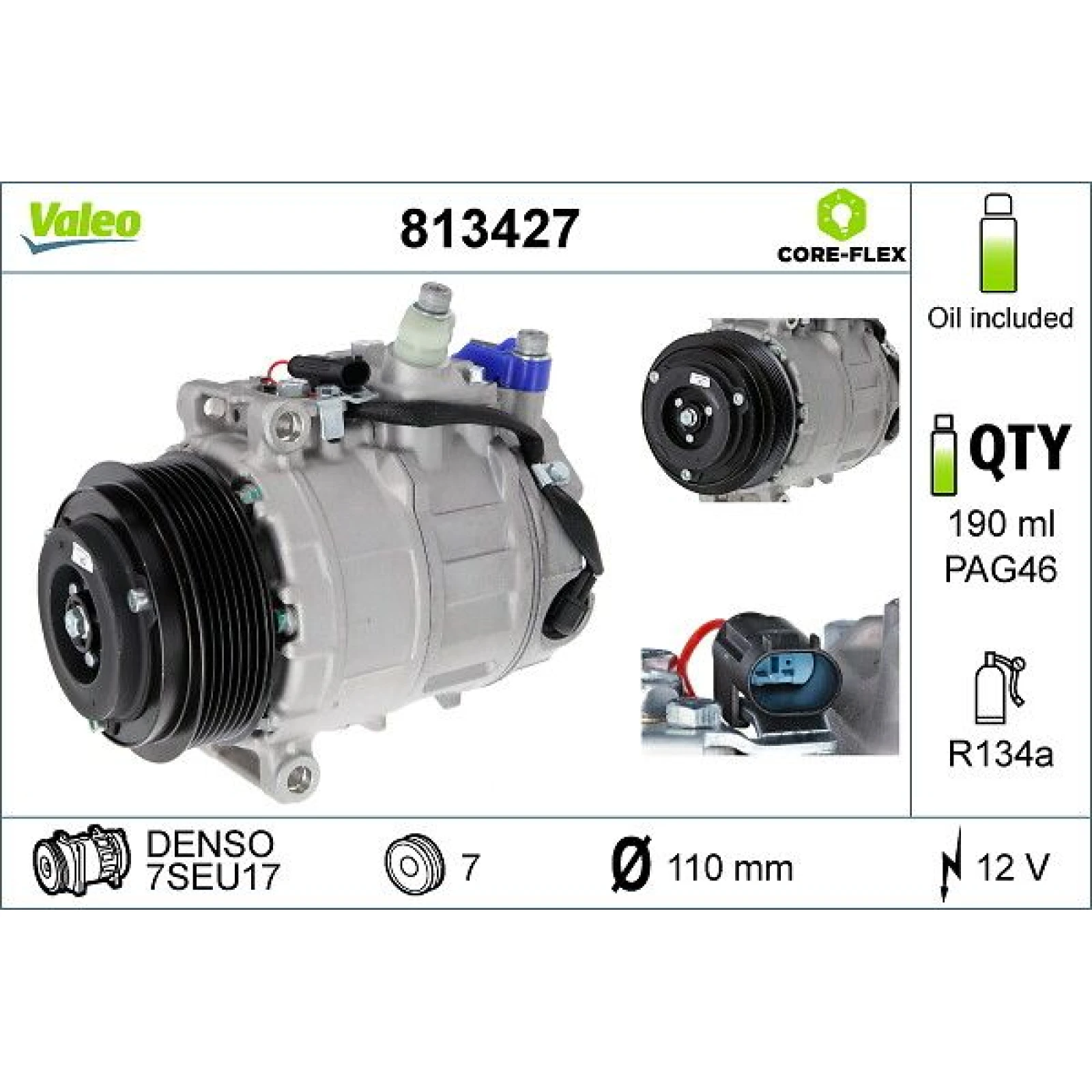 Valeo Klimakompressor 813427