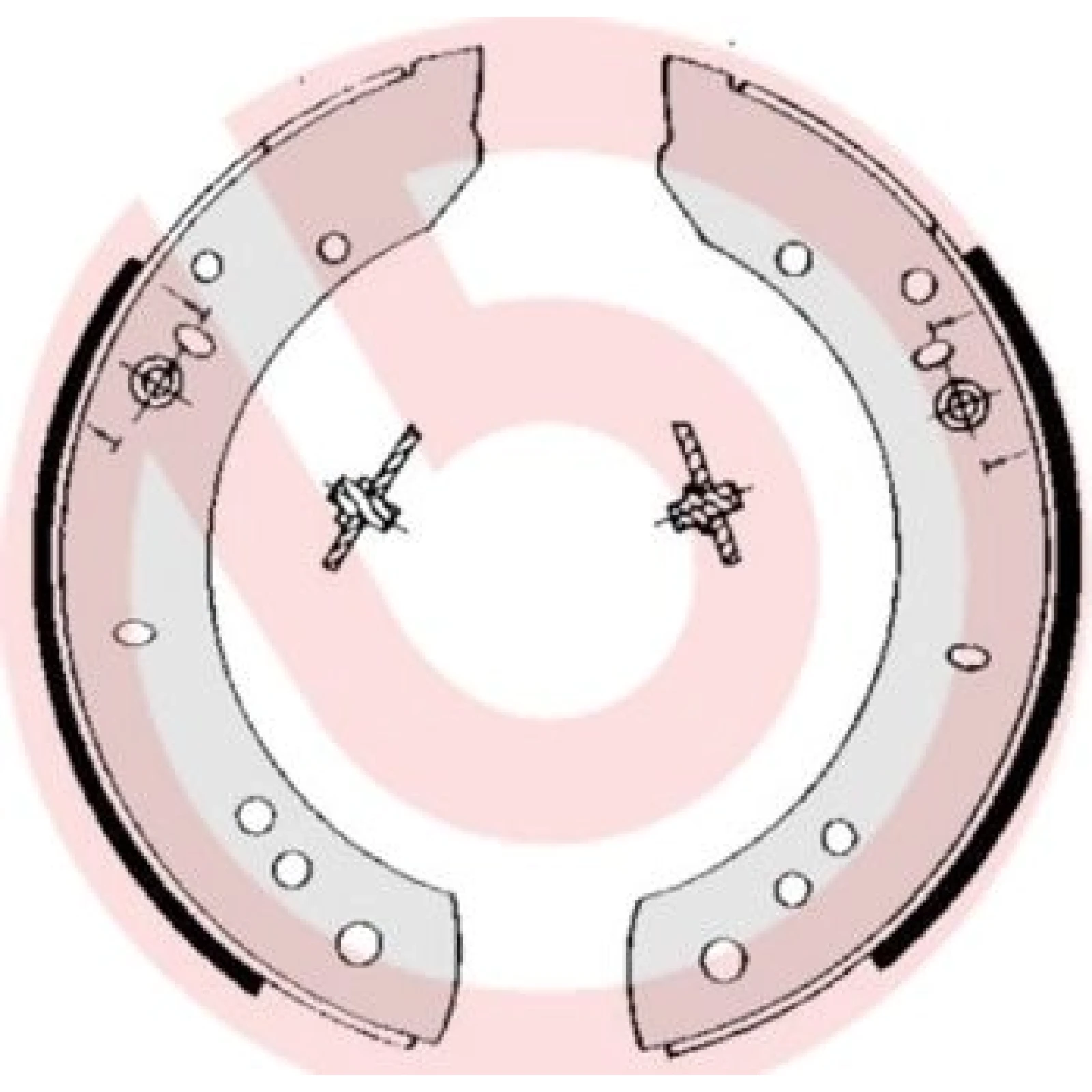 Bremsbackensatz HA S 44 502