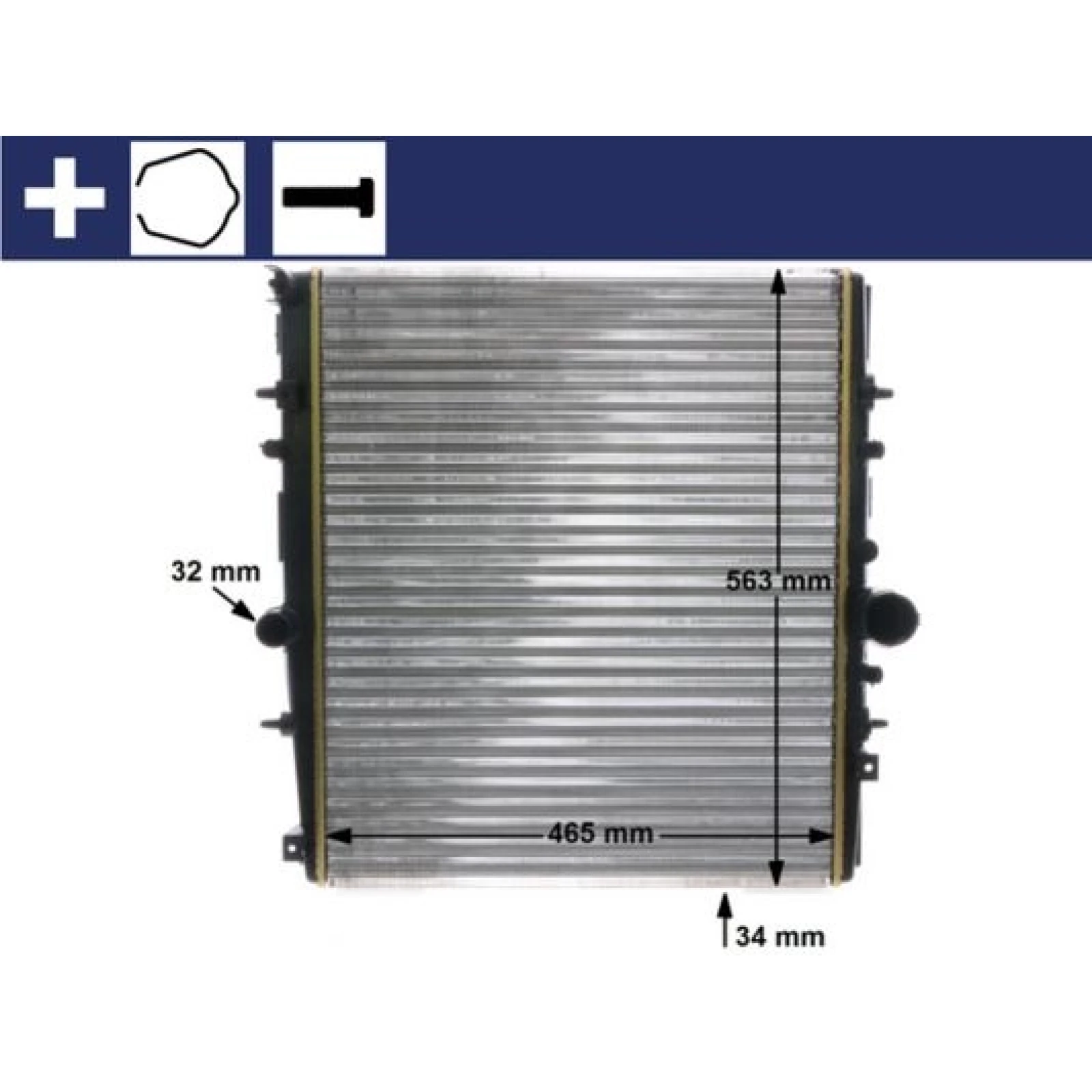 Kühler, Motorkühlung CR 1437 000S
