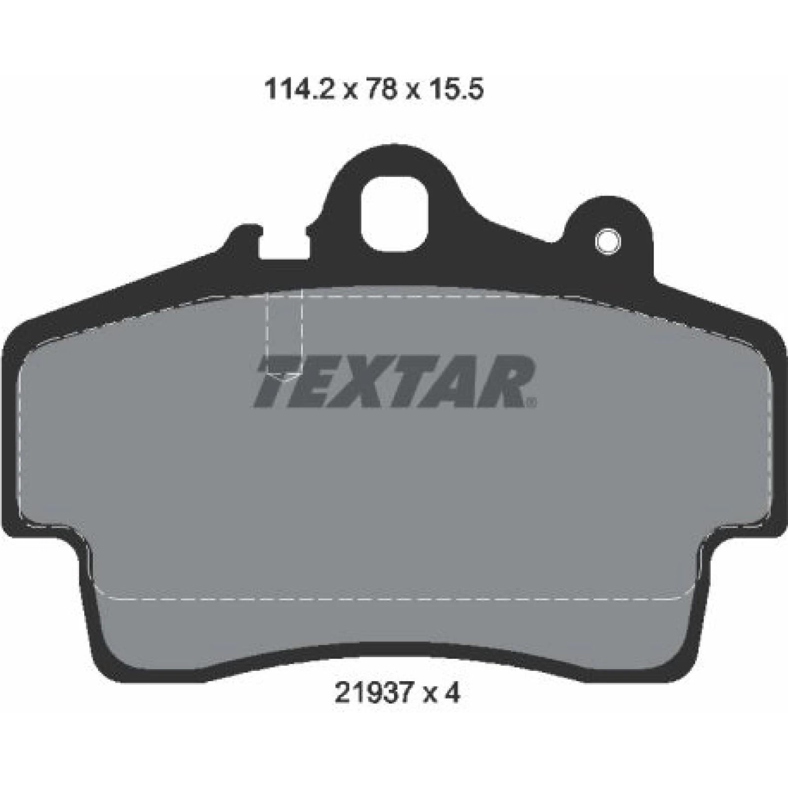 Bremsbelagsatz Porsche P. Boxster/Cayman 2,5-2,9 99-11 2193702