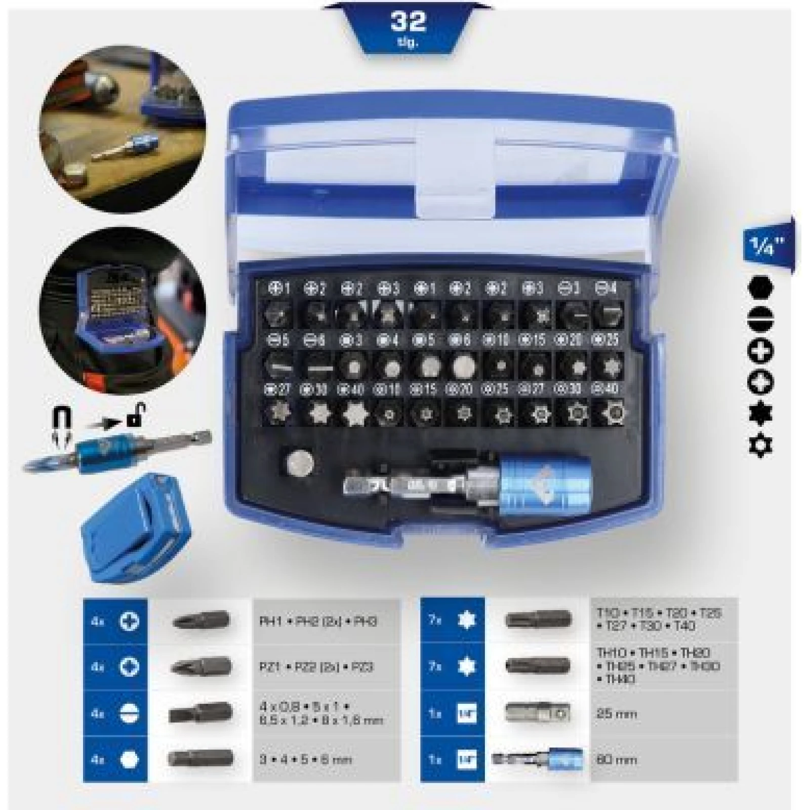 KS TOOLS Schrauberbit-Satz BT053032