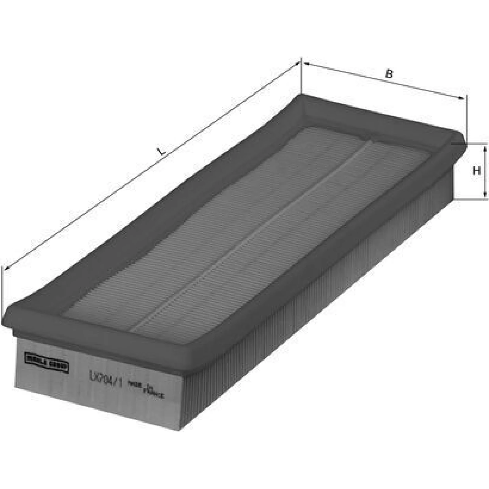 MAHLE Luftfilter LX 704/1