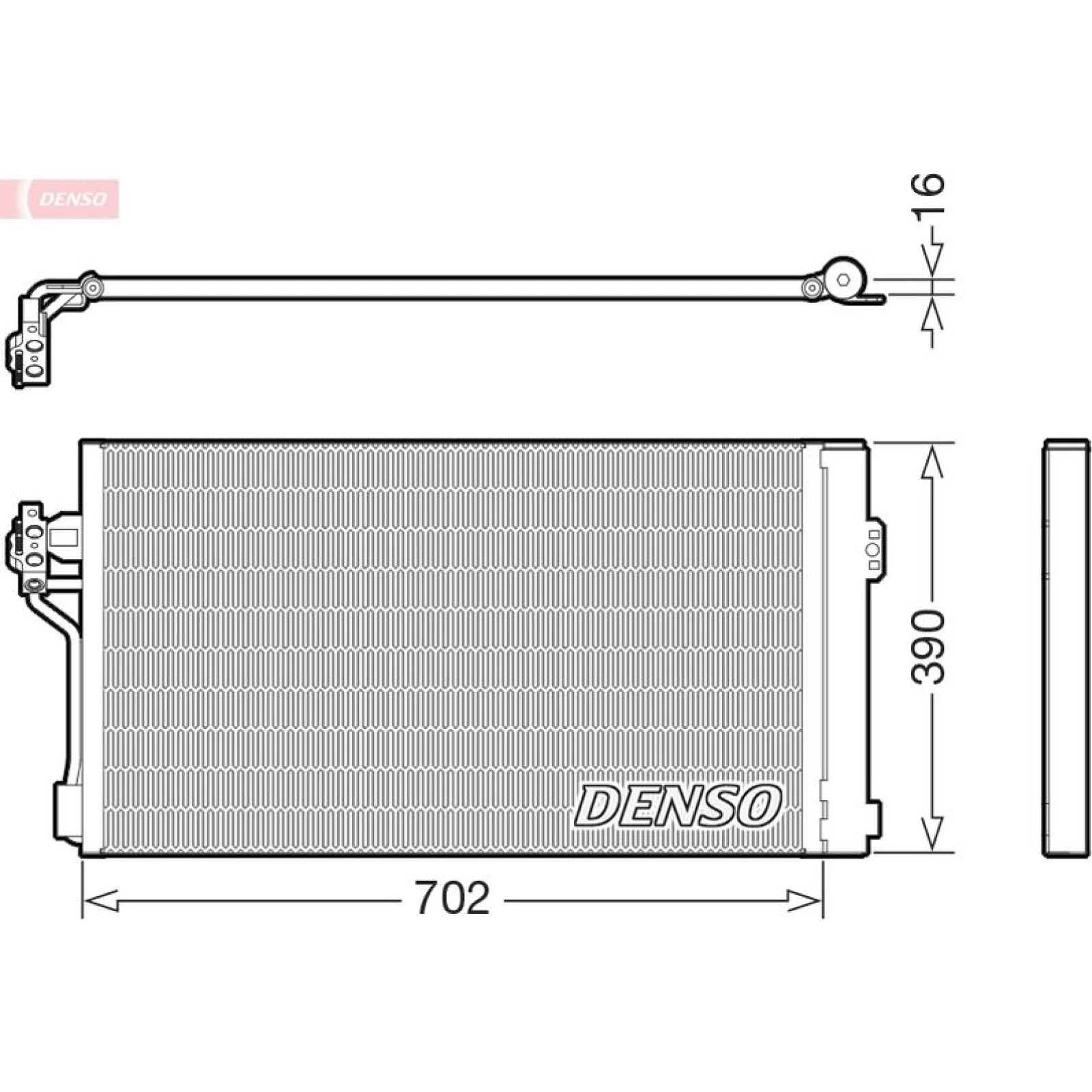 DENSO Klimaanlagenkühler DCN99057