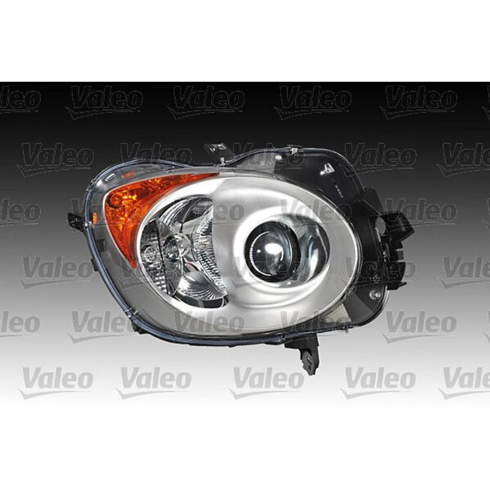 Scheinwerfer R H7/H7 +MOT CHROM/GELB VALEO PQ 43793
