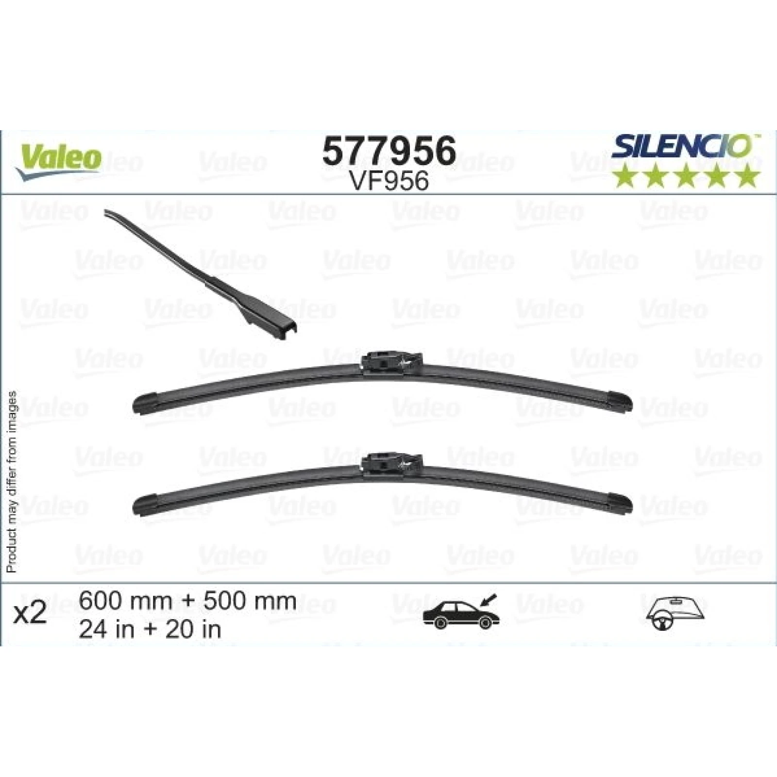 VALEO Silencio Flat Blade Set 577956