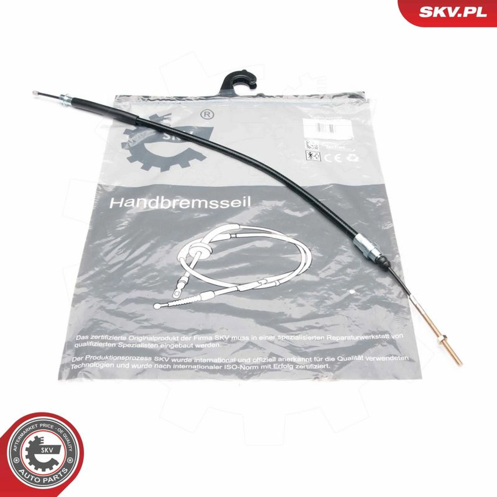 SKV GERMANY Handbremsseil Seilzug Festellbremse 25SKV283