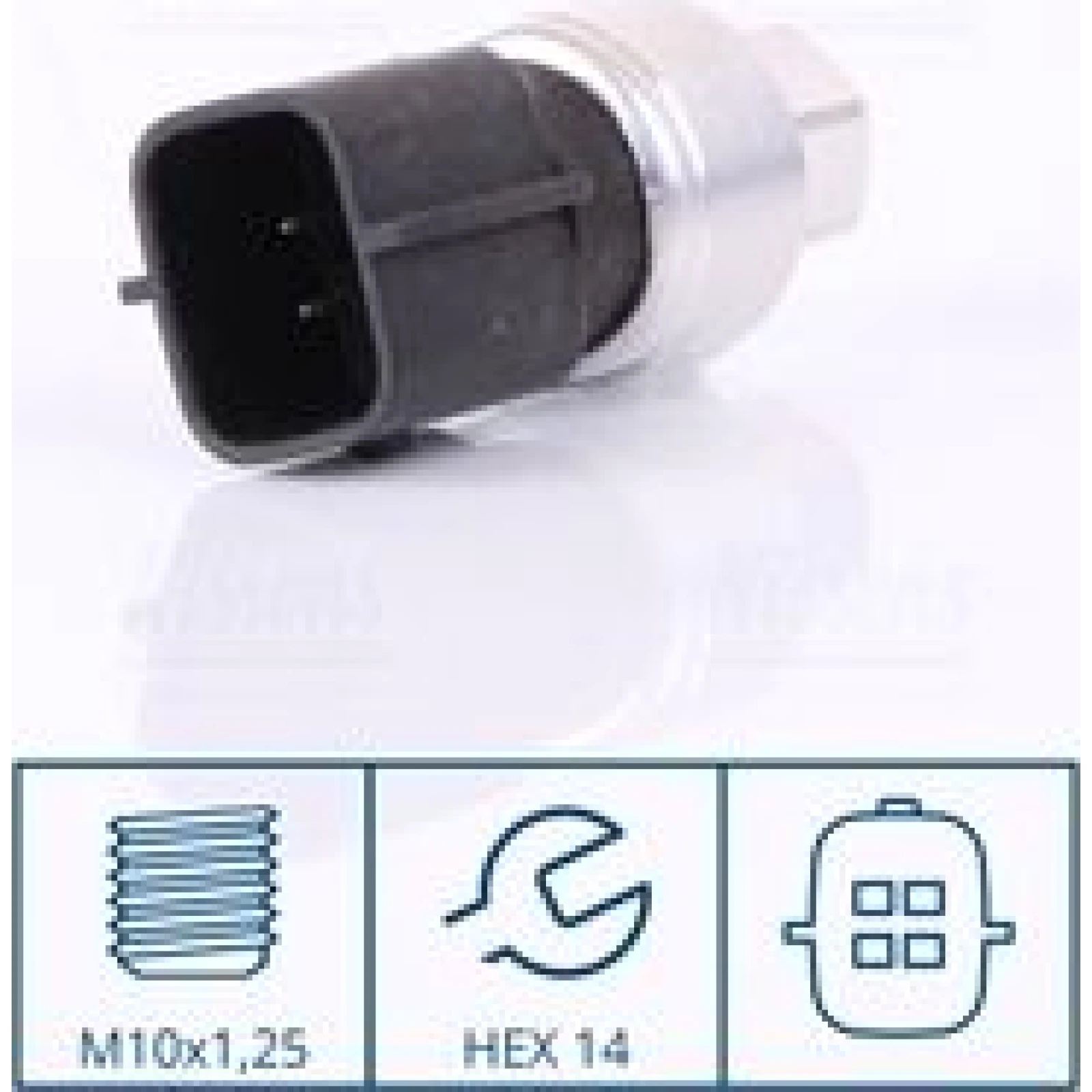 NISSENS Druckschalter, Klimaanlage 301002