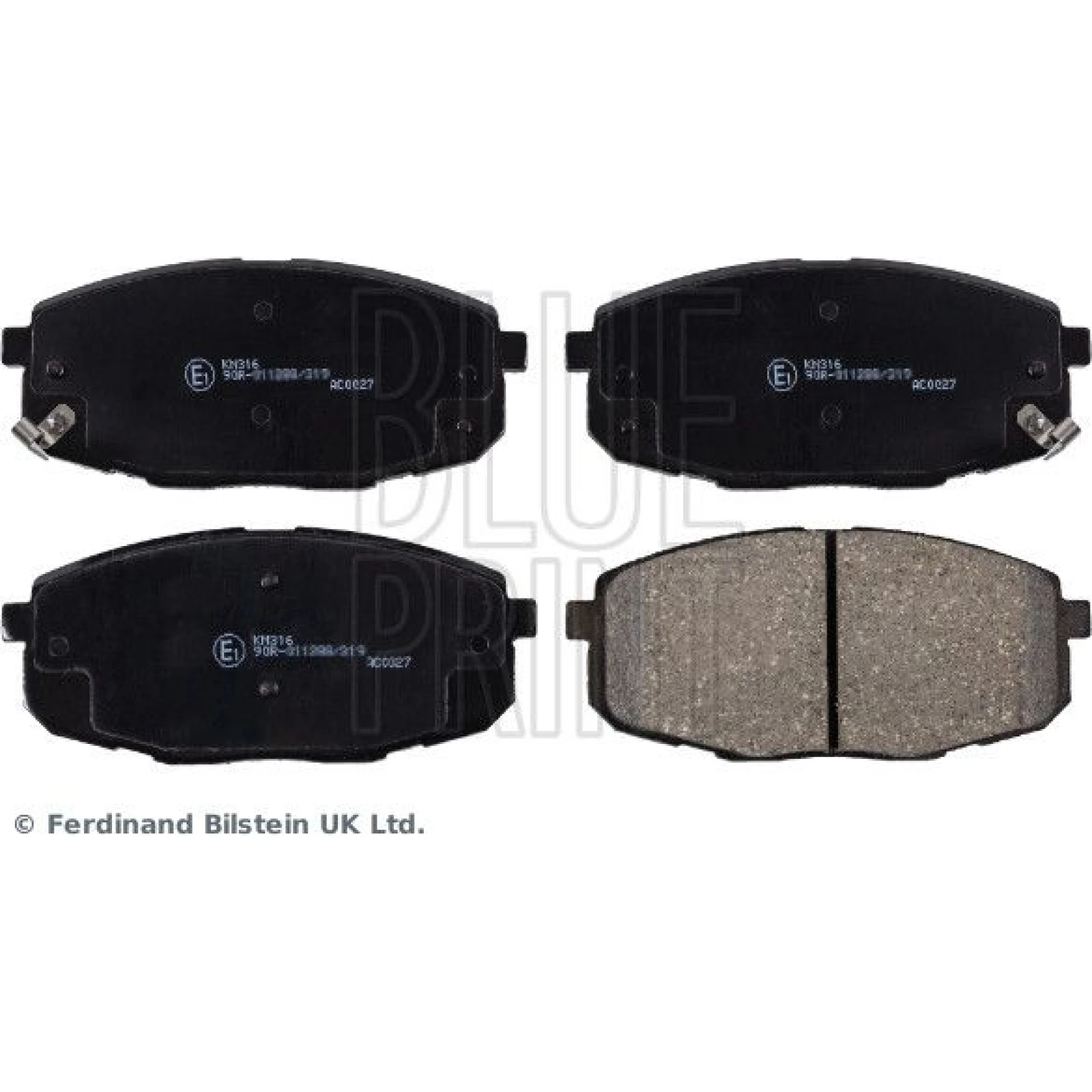 Bremsbelagsatz Kia P. Cee''D 1,4-2,0 Cvvt/Crdi 06 ADG04261