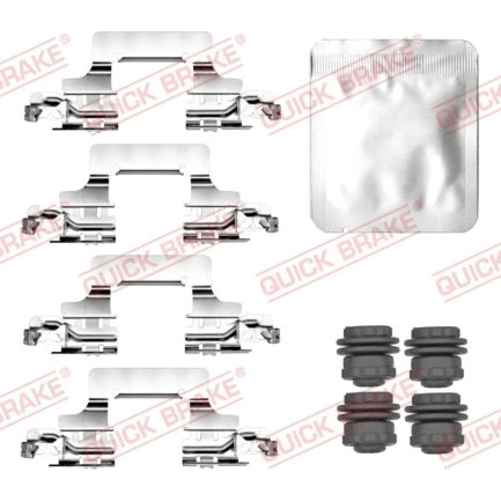 Quick Brake Zusatzsatz für Scheibenbremsbeläge 109-0129
