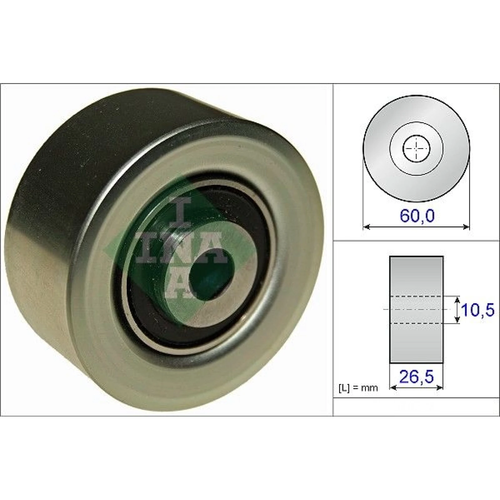 Umlenk-/Führungsrolle, Keilrippenriemen 532 0561 10