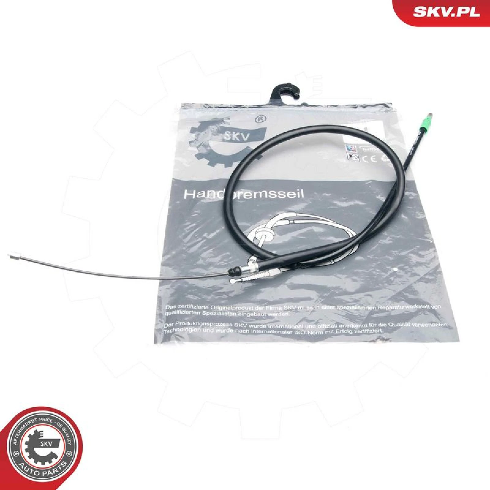 SKV GERMANY Handbremsseil Seilzug Festellbremse 25SKV374