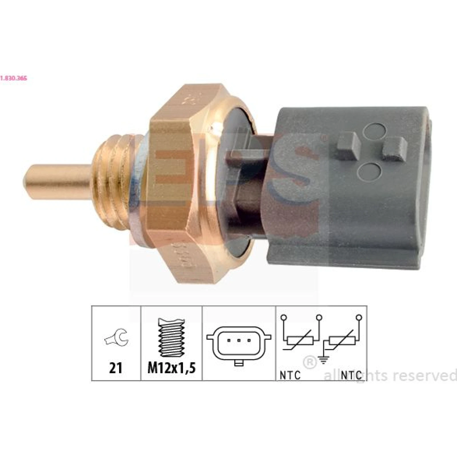 EPS Temperatursensor 1.830.365