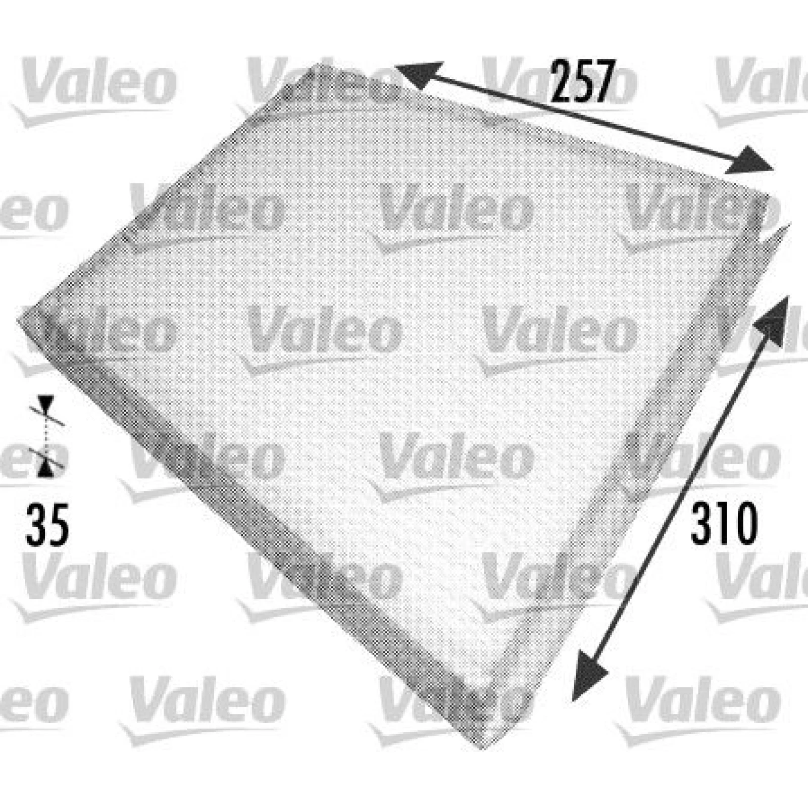 VALEO Innenraumfilter 698702