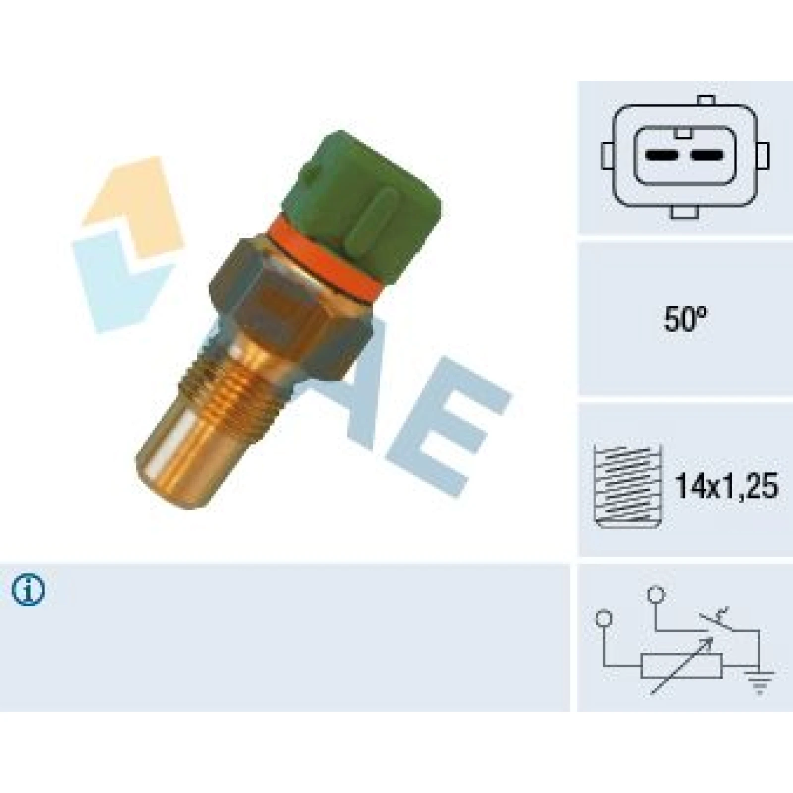FAE Sensor, Kühlmitteltemperatur 34400