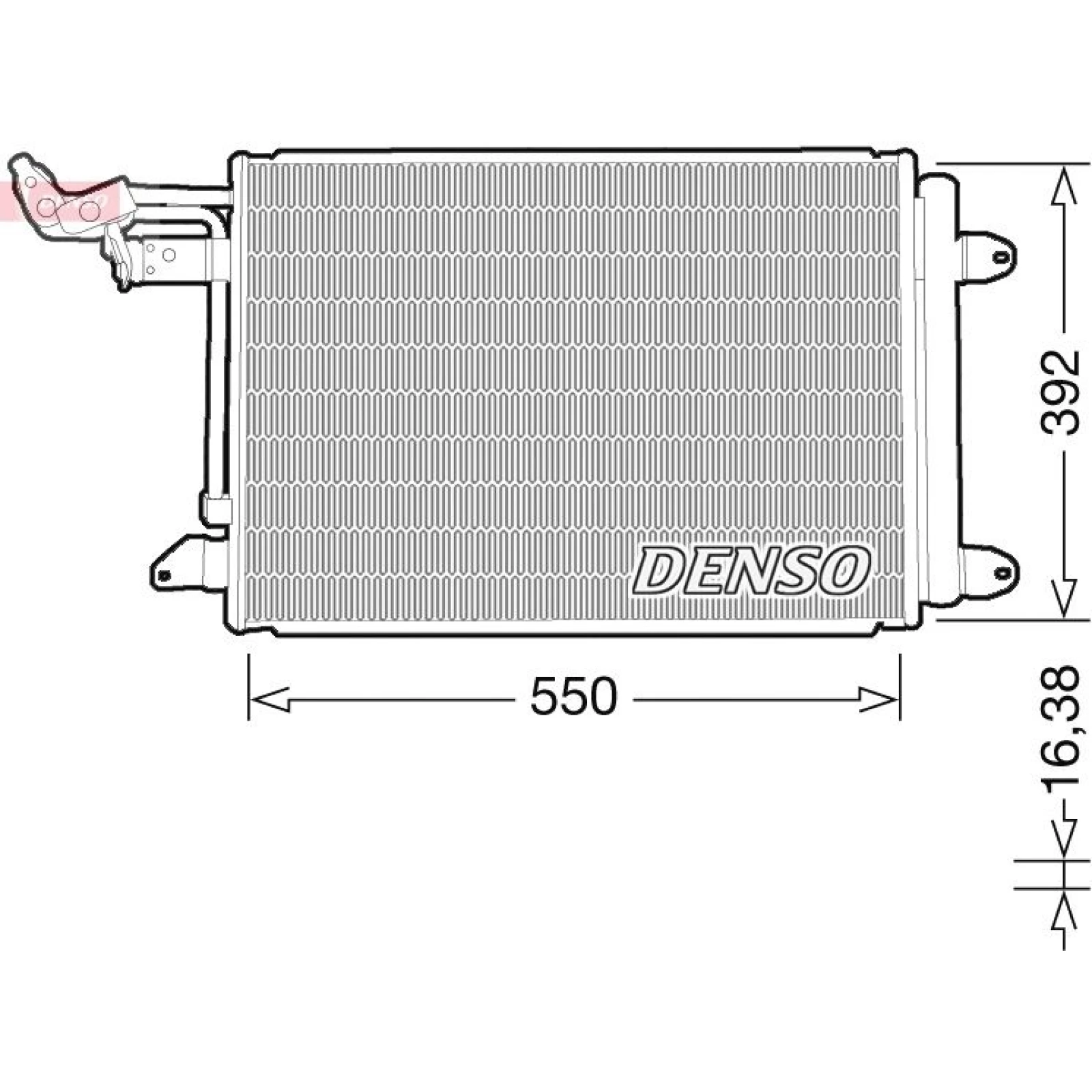 DENSO Klimaanlagenkühler DCN32032