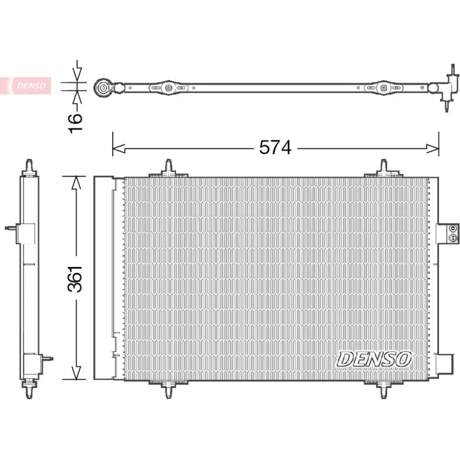 DENSO Klimaanlagenkühler DCN21019