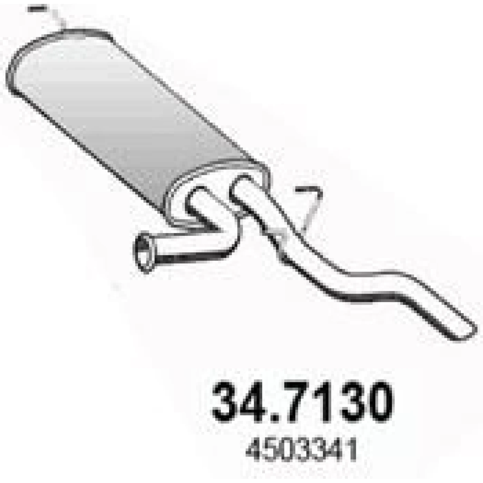 Endschalldämpfer 34.7130