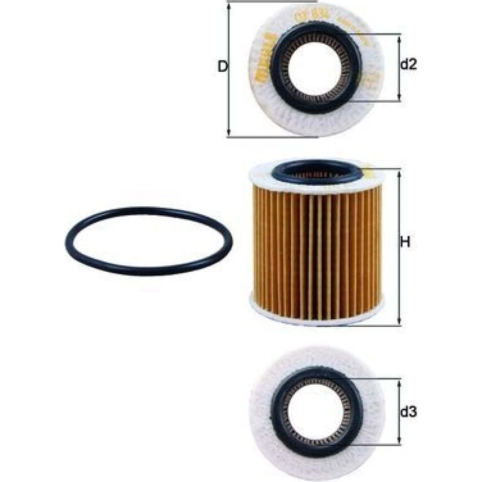 MAHLE Ölfilter OX 834D