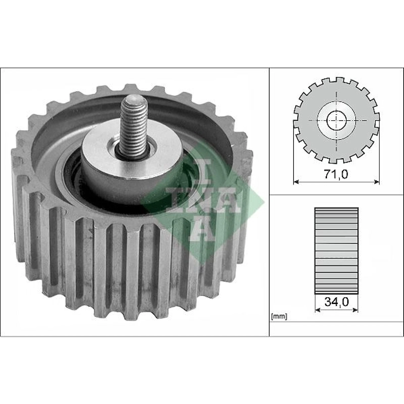 Umlenk-/Führungsrolle, Zahnriemen 532 0441 10