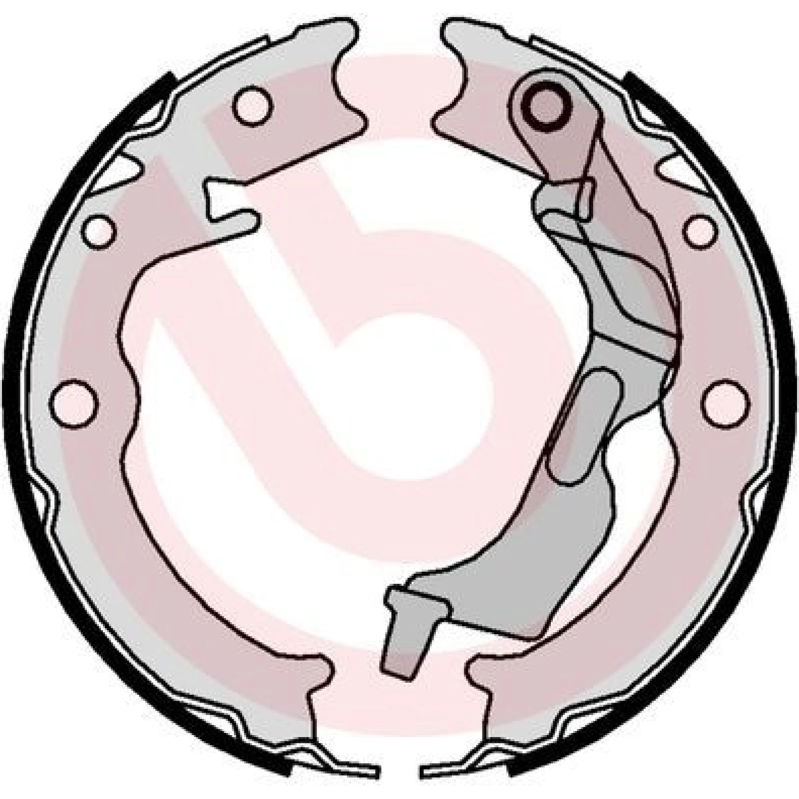 Bremsbackensatz HA S 10 520