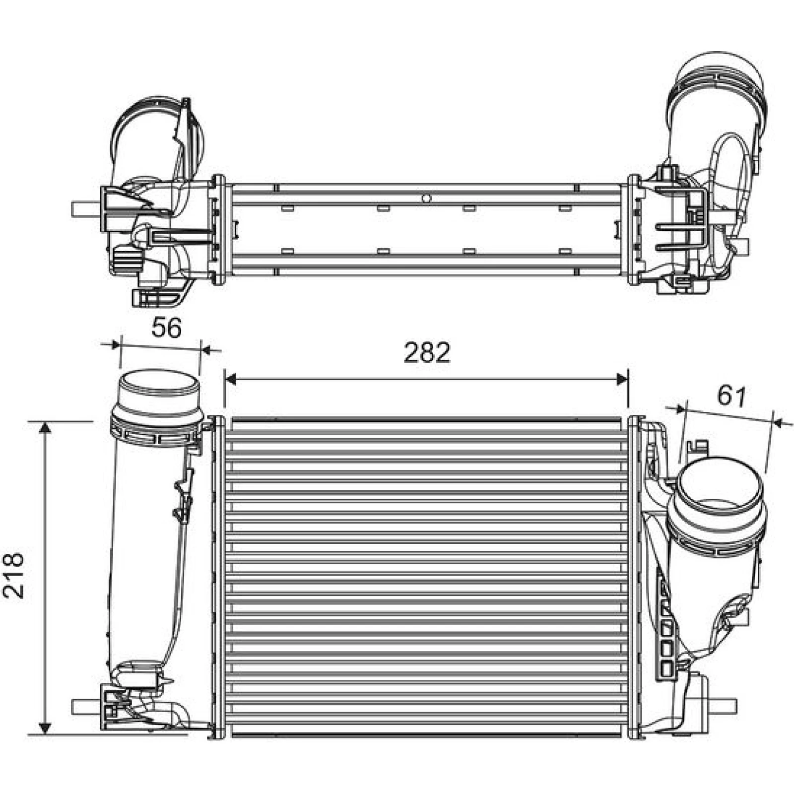 Ladeluftkühler 816759