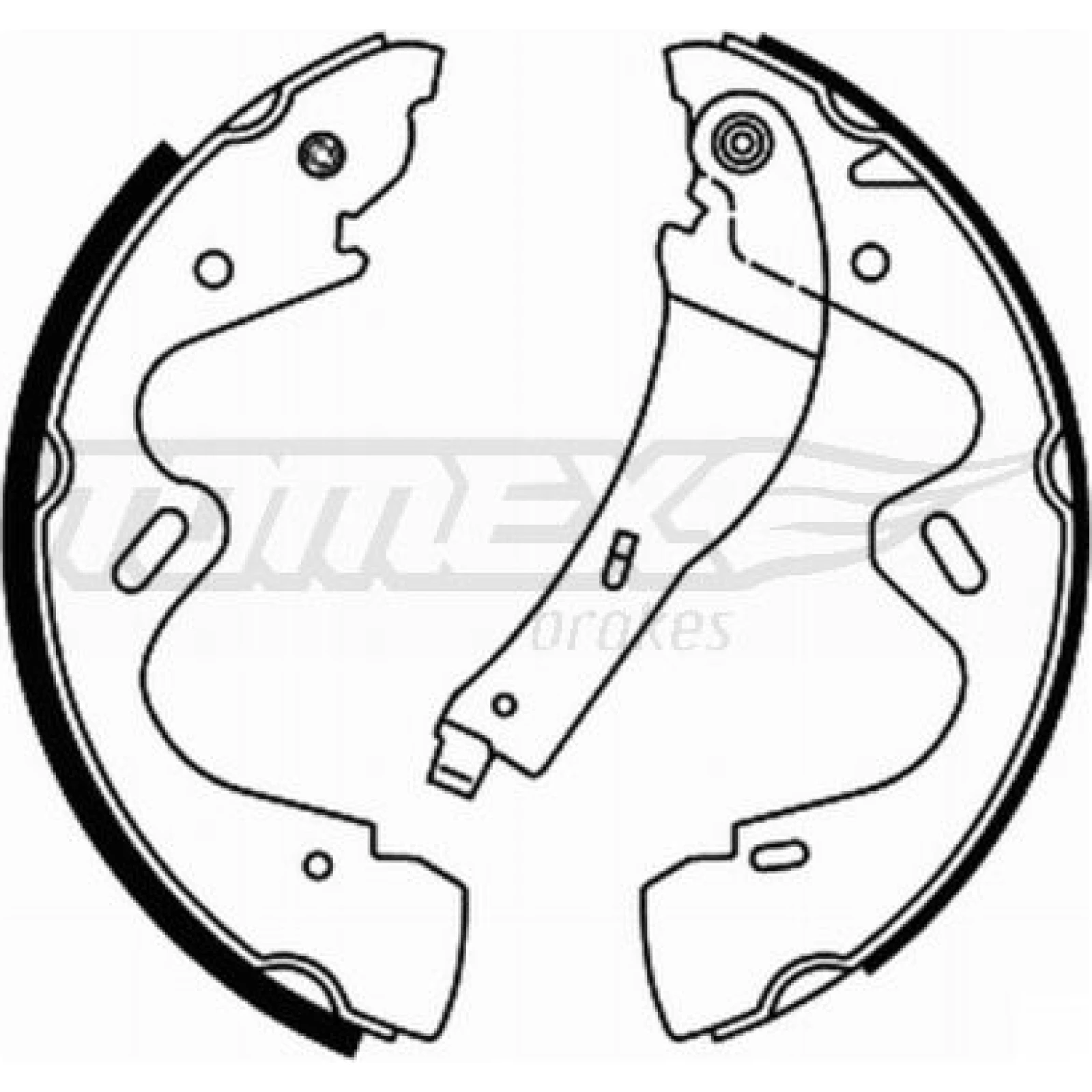 TOMEX brakes Bremsbackensatz TX 22-01