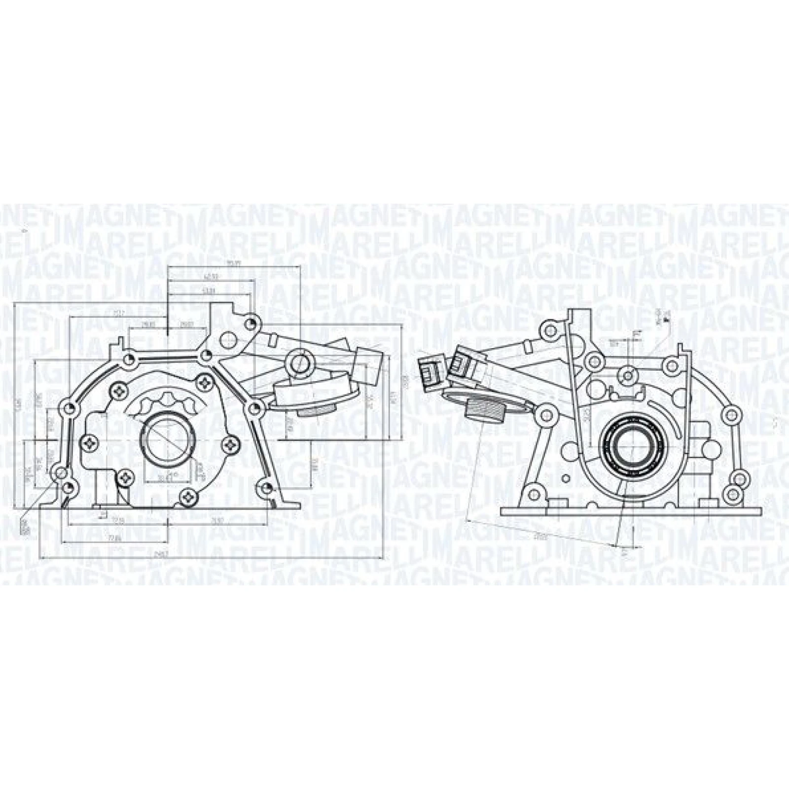 MAGNETI MARELLI Ölpumpe 351516000046