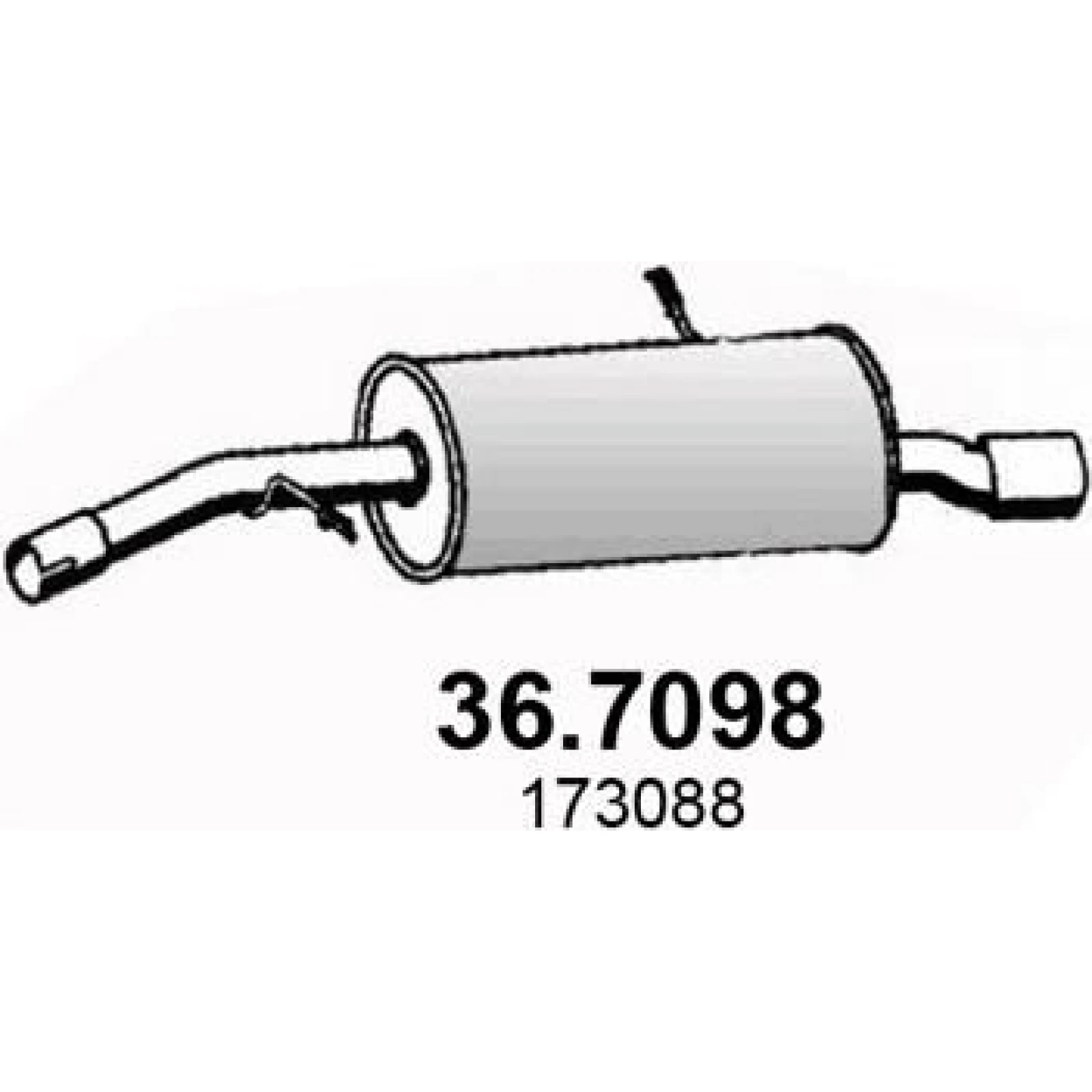 Endschalldämpfer 36.7098