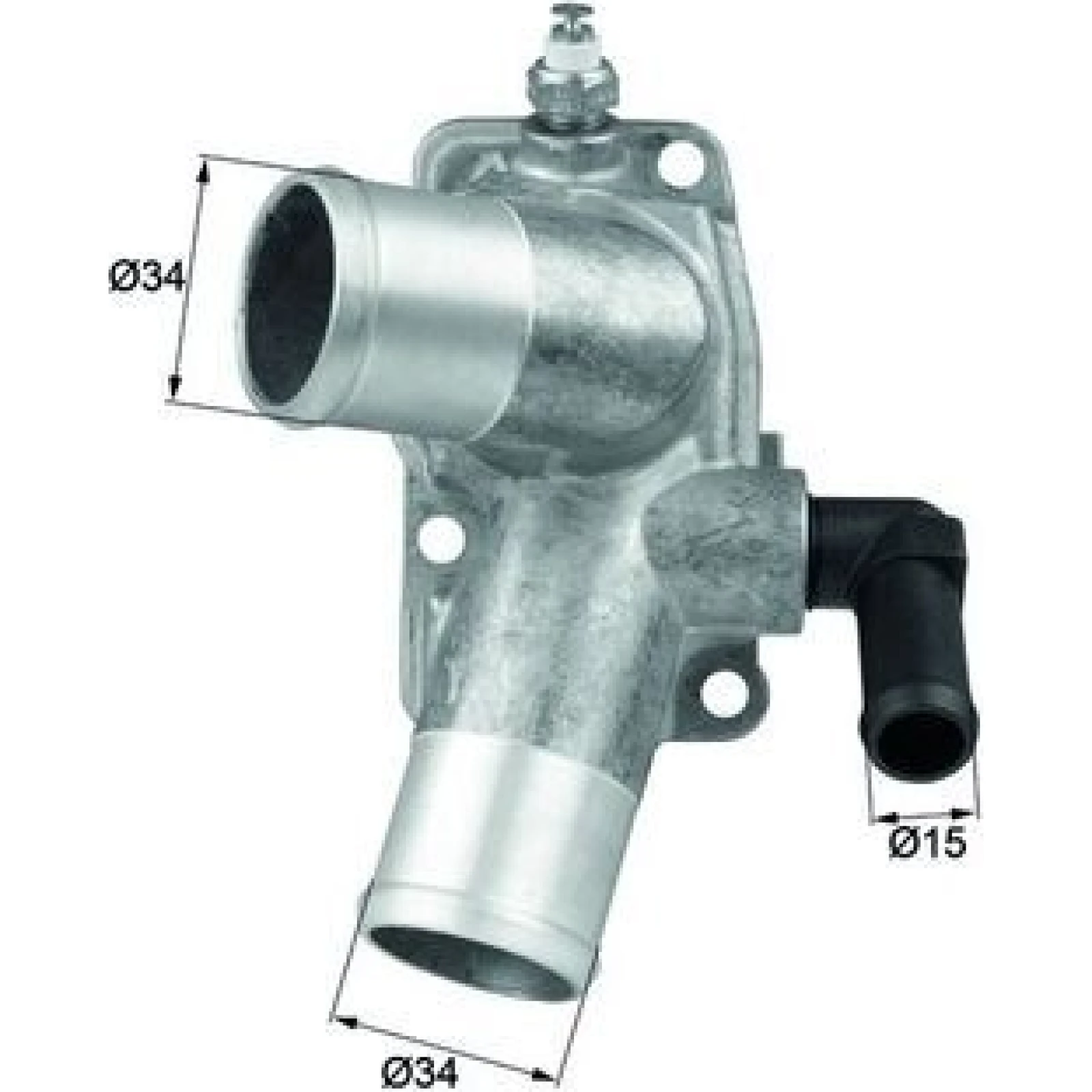 Integralthermostat mit Dichtung TI 42 92D
