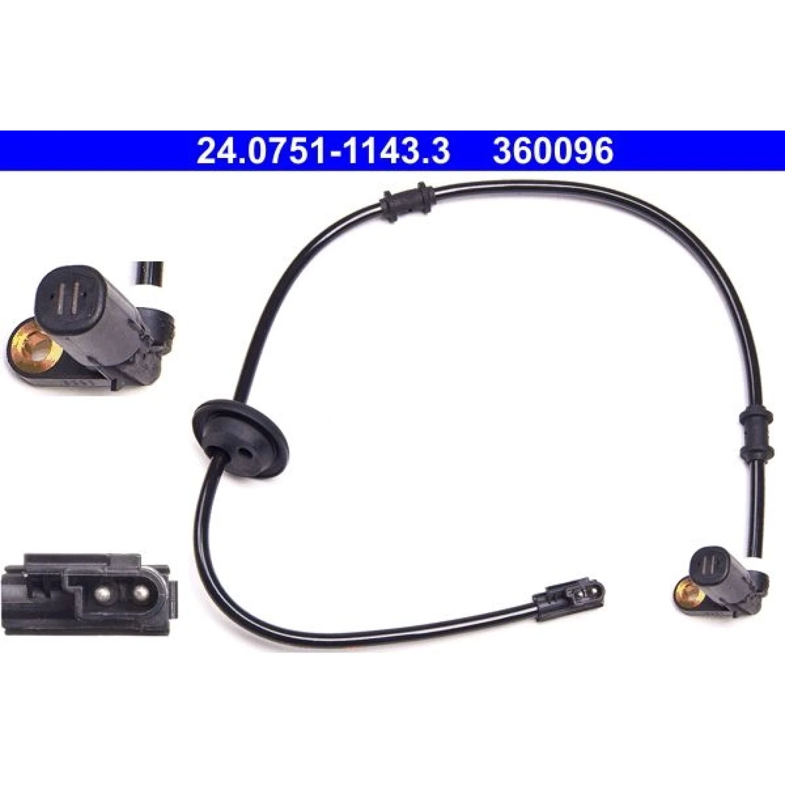 ATE ABS Sensor 24.0751-1143.3