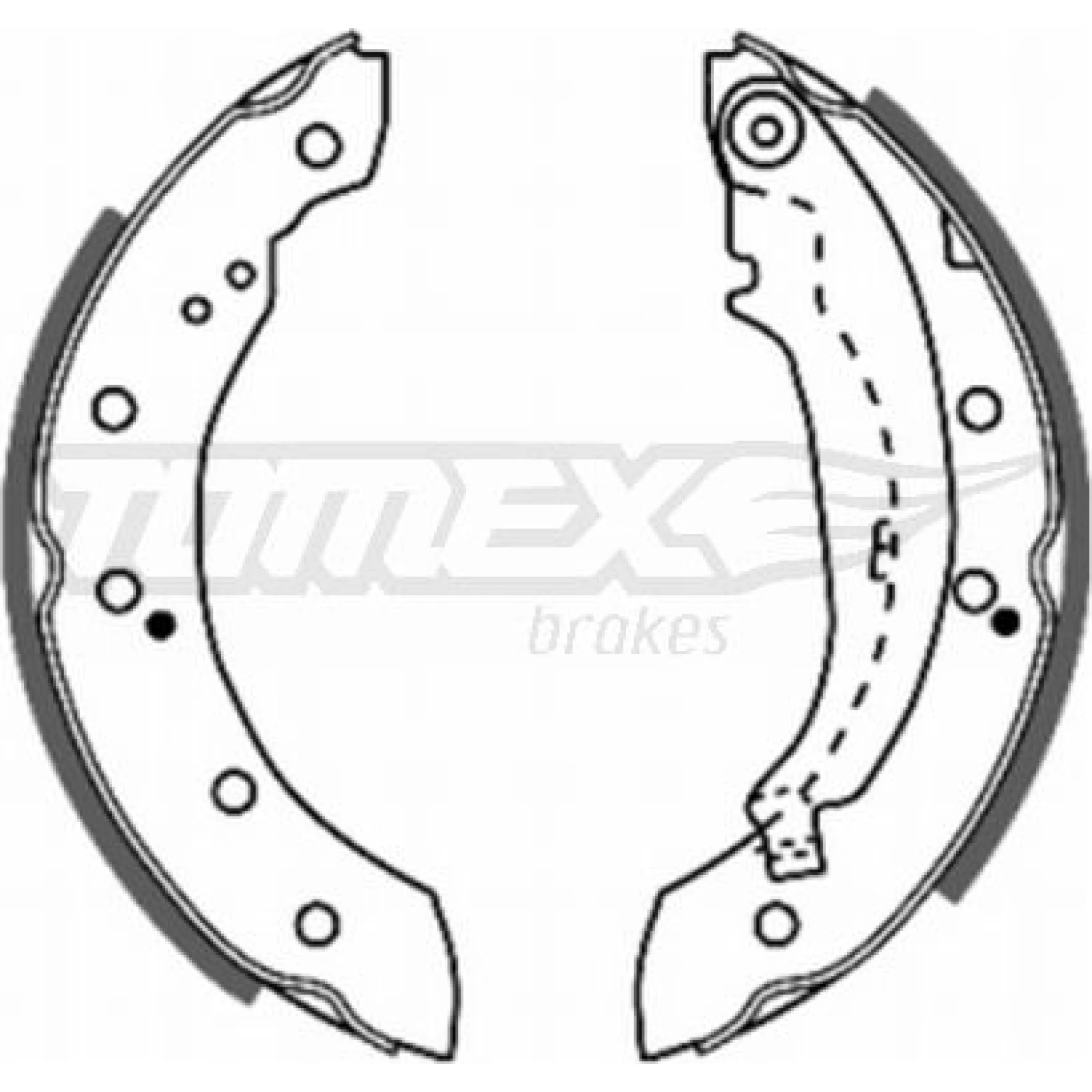 TOMEX brakes Bremsbackensatz TX 20-72