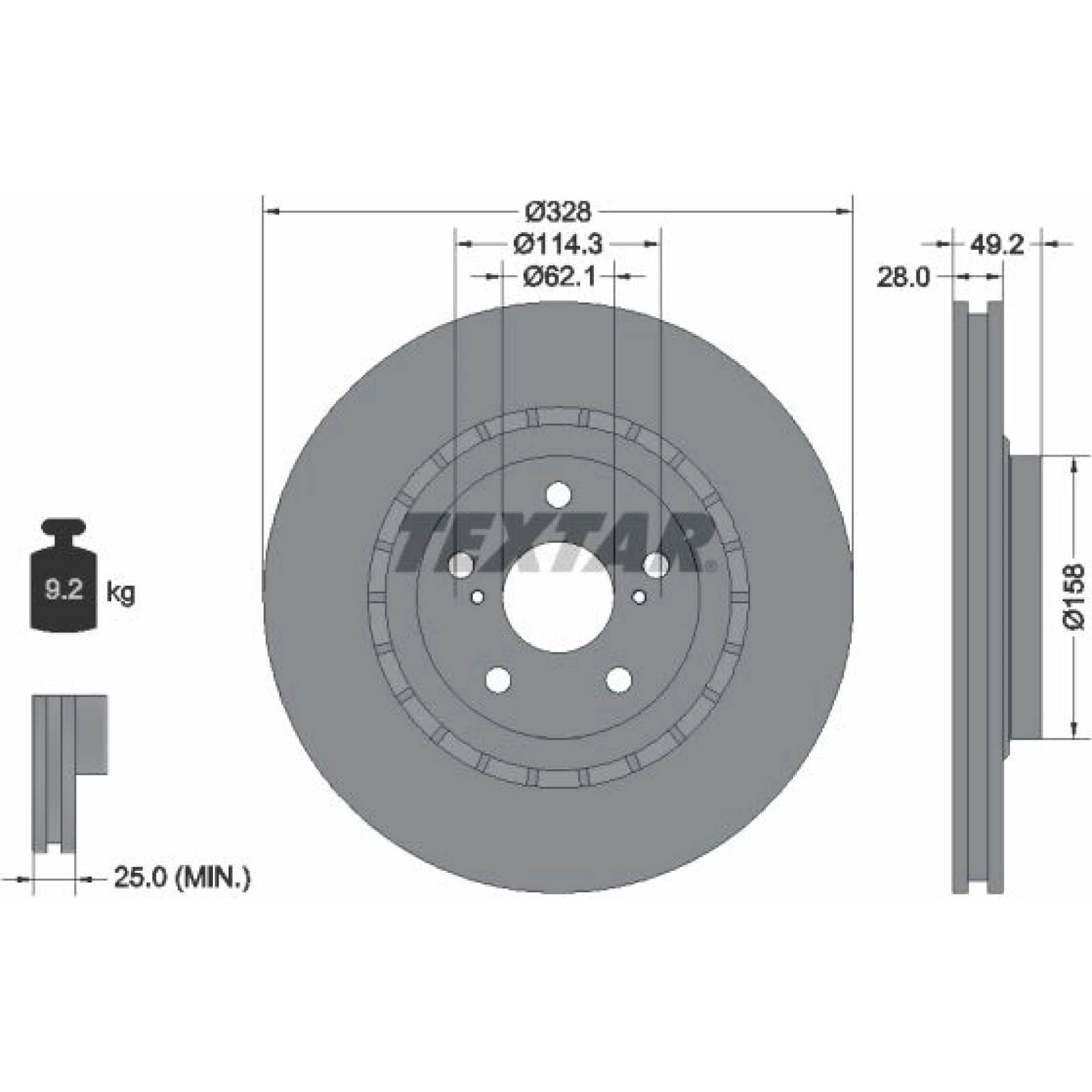 Bremsscheibe 92259405
