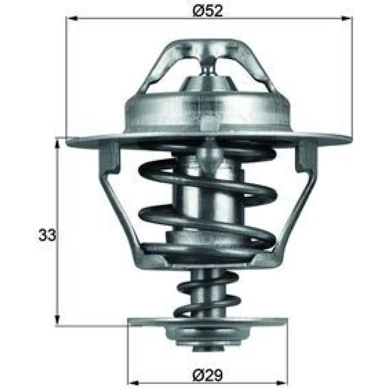 Thermostateinsatz mit Dichtung TX 77 88D
