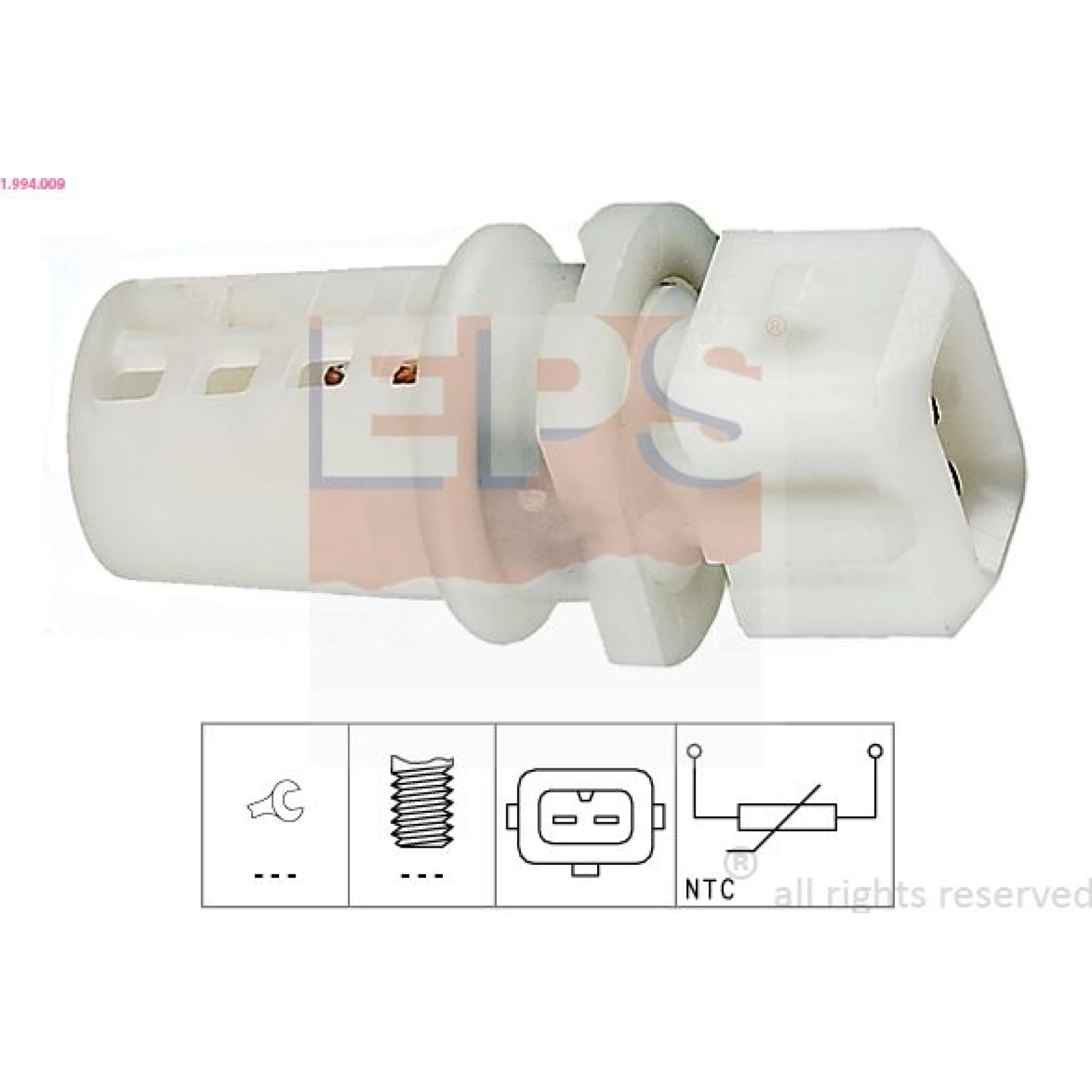 Sensor, Ansauglufttemperatur 1.994.009