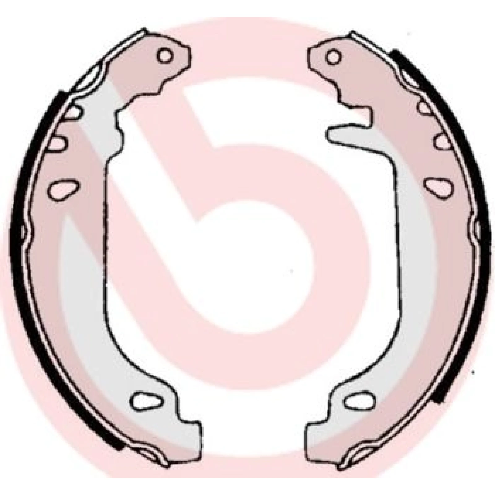 Bremsbackensatz HA S 61 519