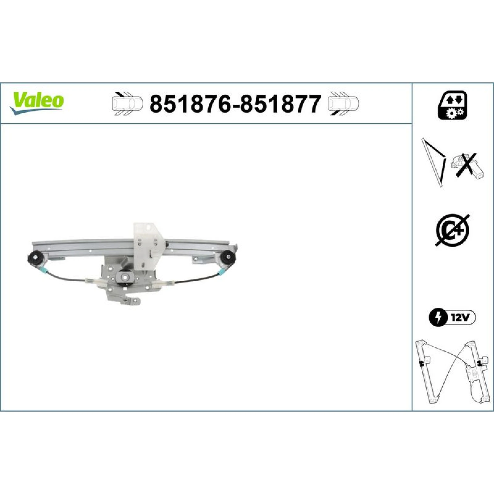 VALEO Fensterheber 851876